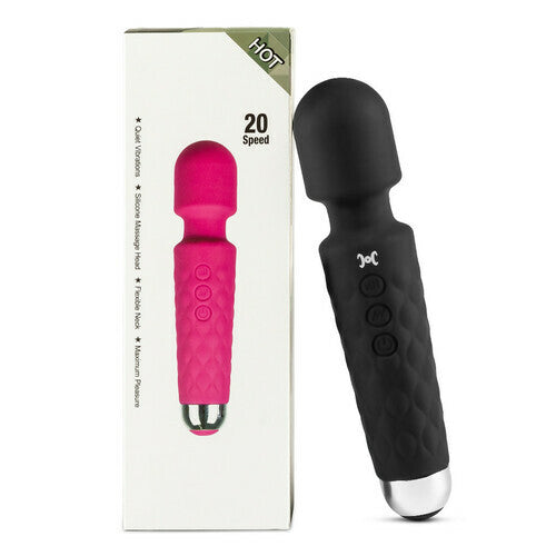 Joyomas - 8 Speeds 20 Frequencies Vibrating AV Clitoral G-Spot Massager
