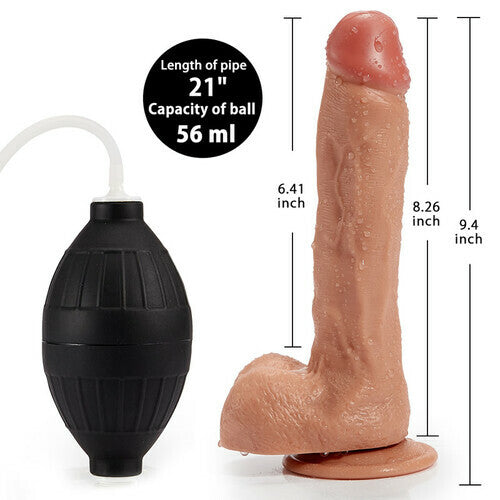 Joyomas - Squirting G-spot Ejaculating Dildo with Strong Suction Cup 9.40 Inch