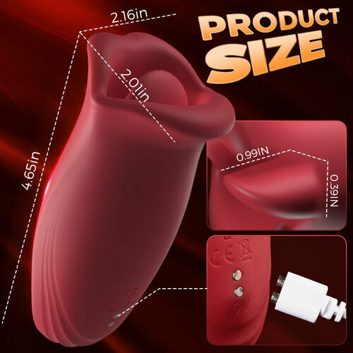 Joyomas -  10 Biting & 10 Vibrating Modes Stimulate Nipple Clitoral Women Vibrator