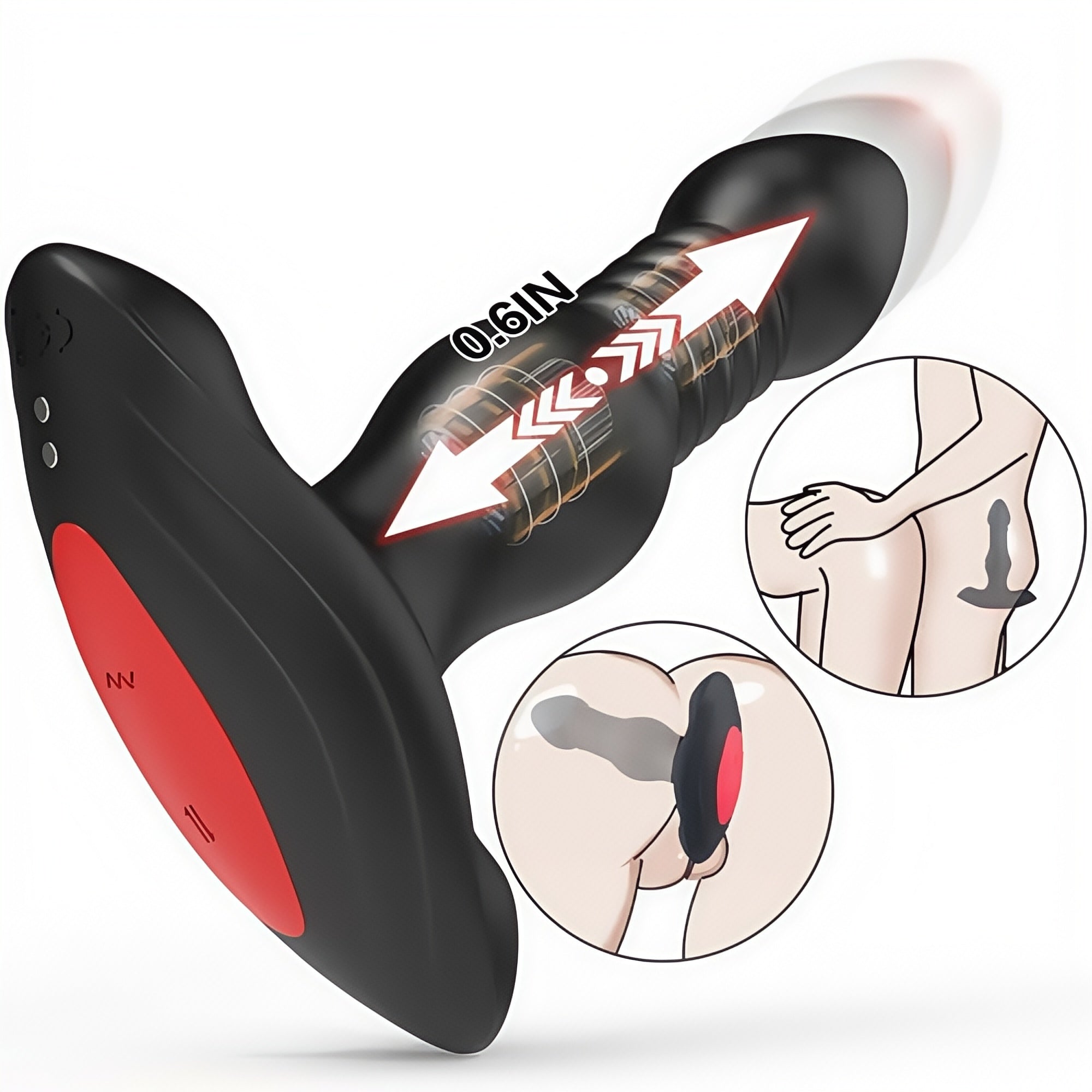 Joyomas - 3 Thrusting 10 Vibration App Control Anal Prostate Massager