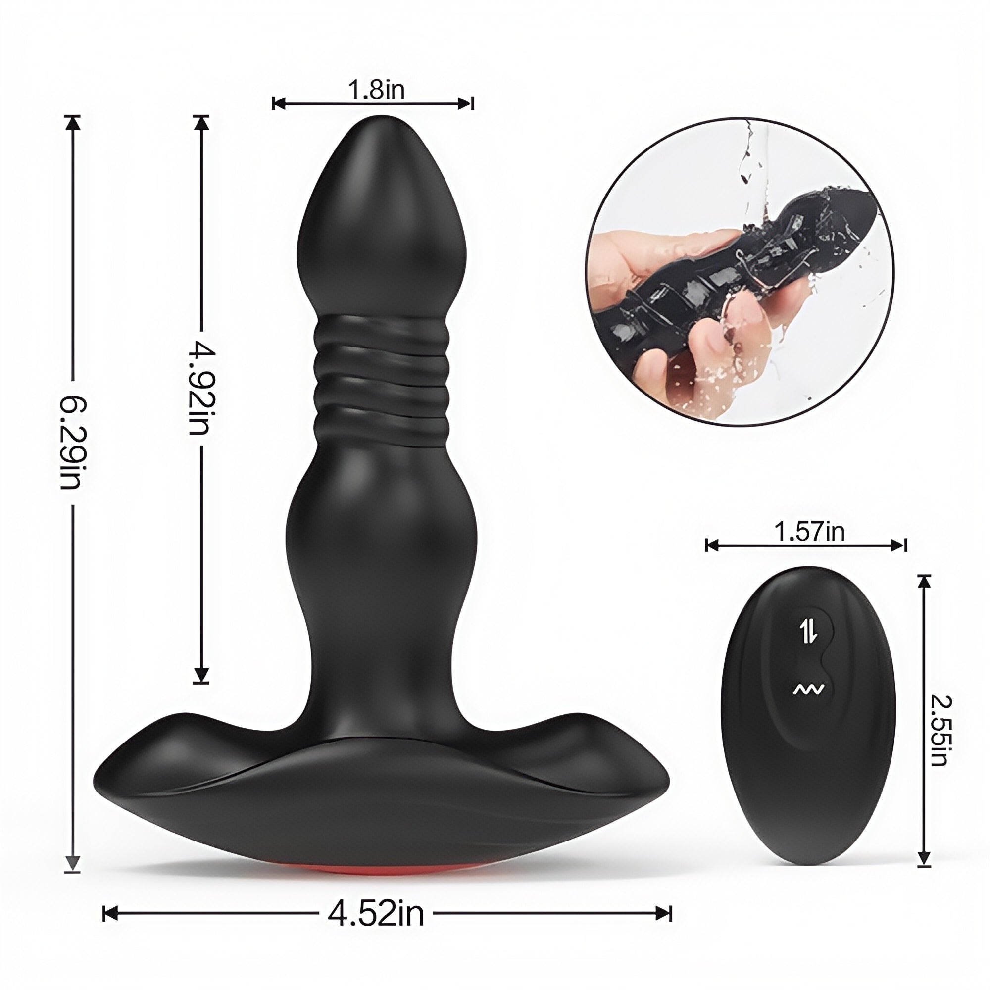 Joyomas - 3 Thrusting 10 Vibration App Control Anal Prostate Massager