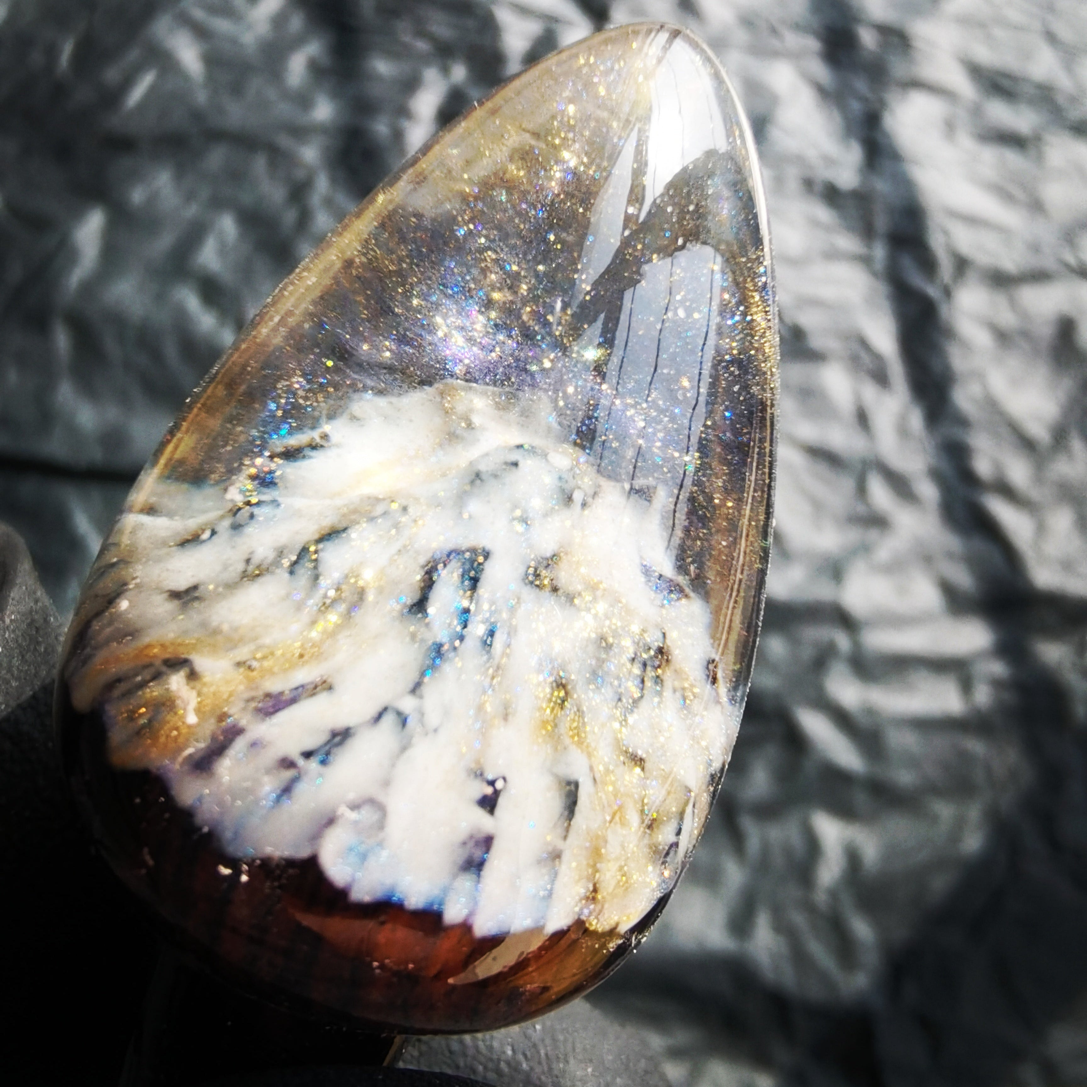 Joyomas - Customized Art Handcrafts- gothic crystal anal plug - Infernal Allure