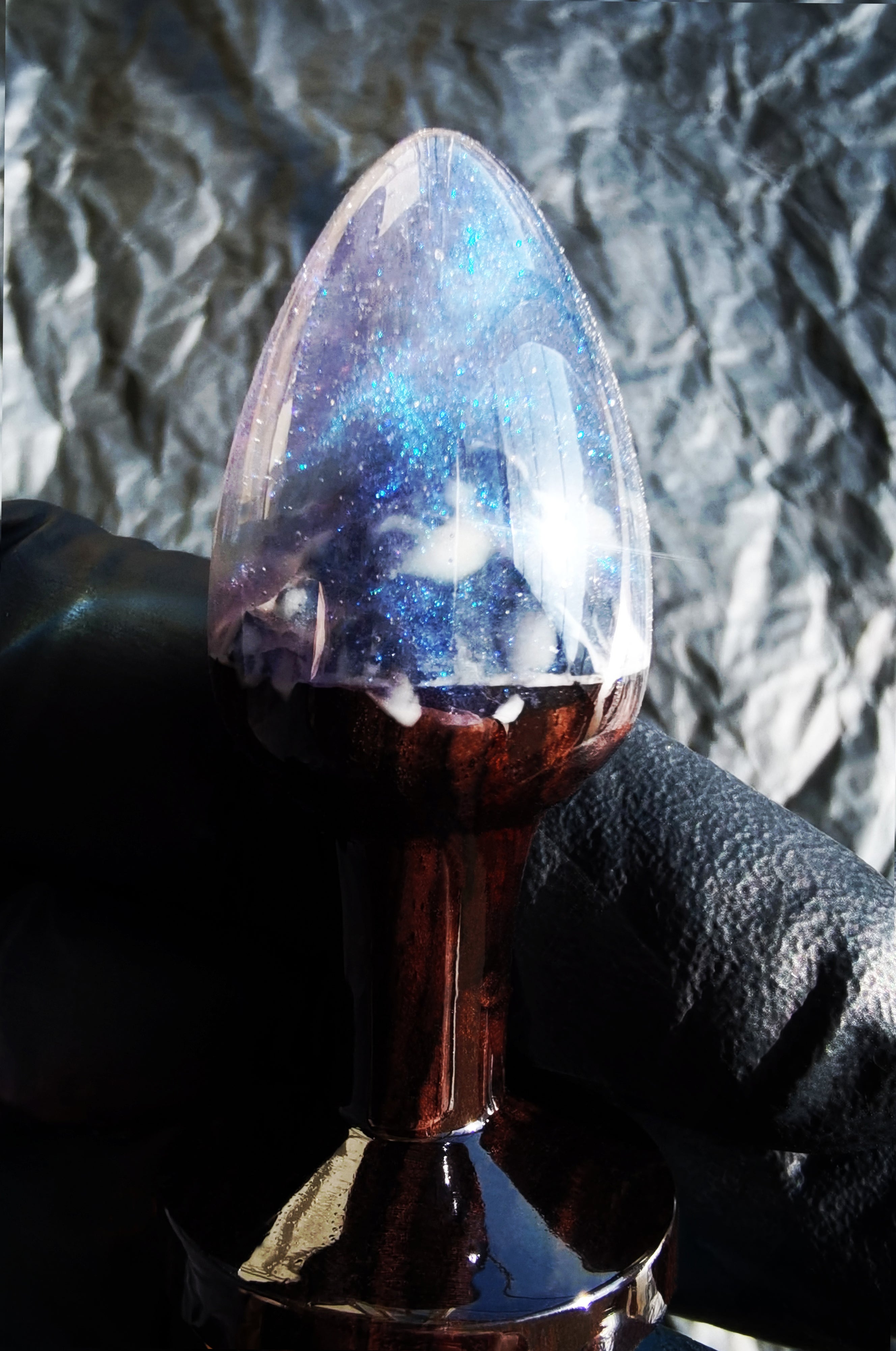 Joyomas - Customized Art Handcrafts - gothic crystal anal plug - Phantom