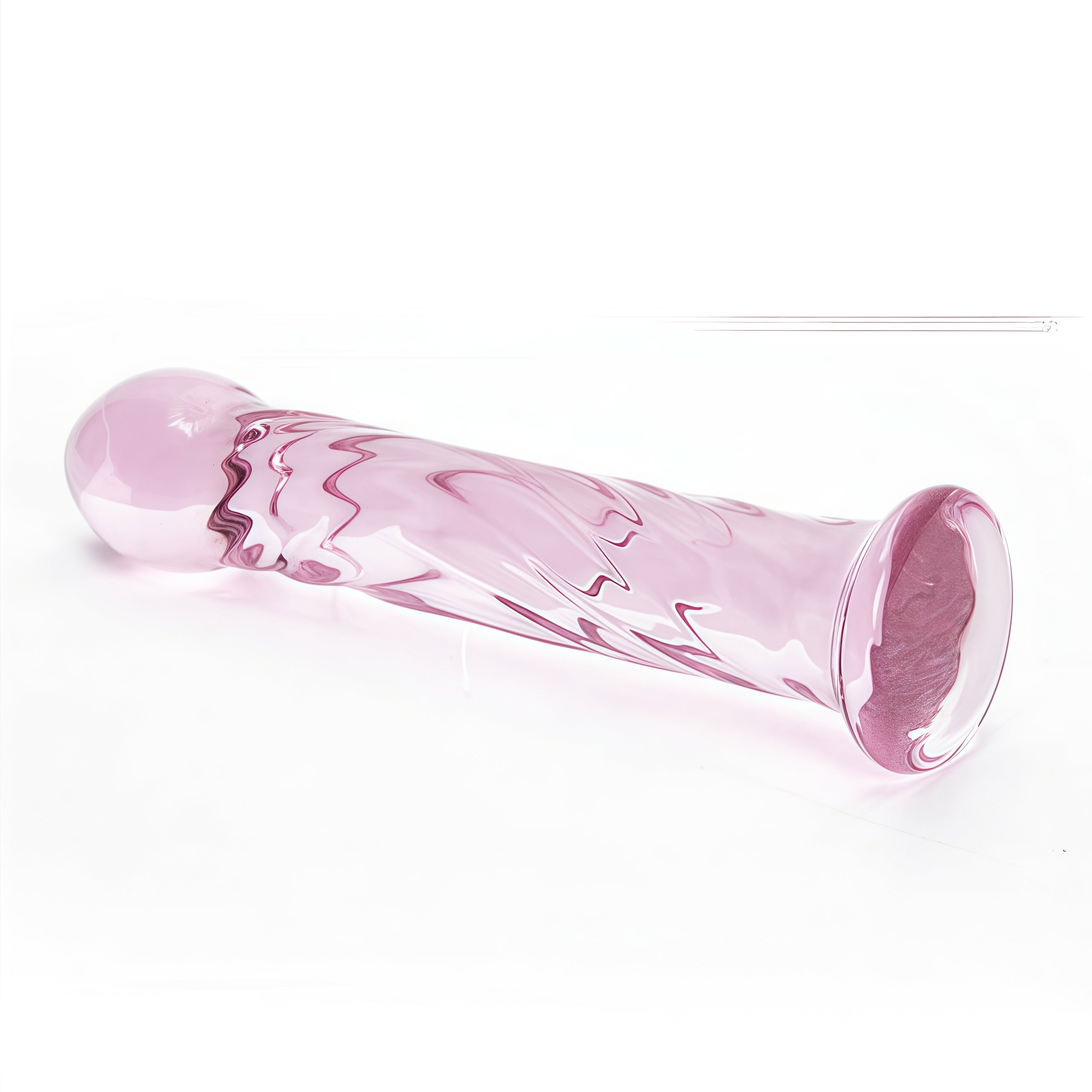 Joyomas - Crystal Glass G-Spot Butt Plug Glass Dildo 6.70 Inch