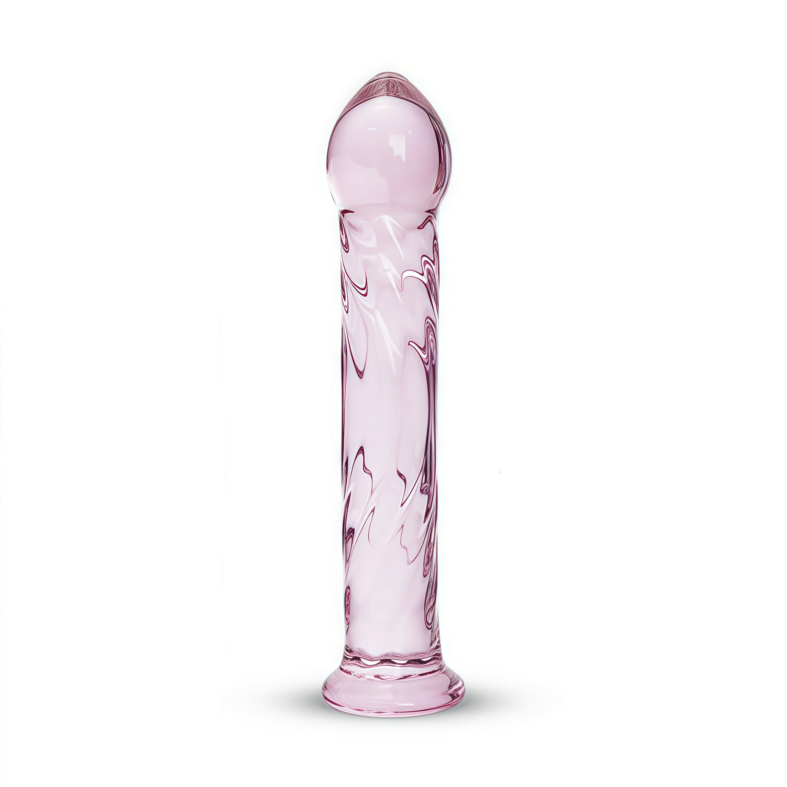 Joyomas - Crystal Glass G-Spot Butt Plug Glass Dildo 6.70 Inch