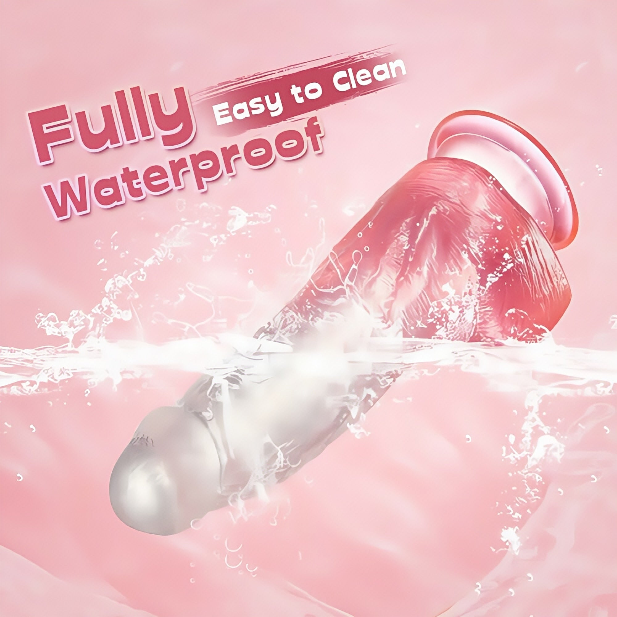 Joyomas - Crystal Jelly Silicone Lifelike Dildo 8.07 Inch