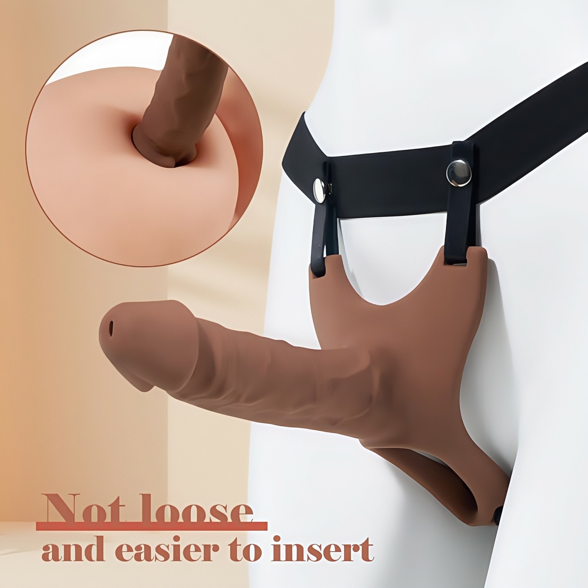 Joyomas - Unisex Lifelike Strap-on Dildo Penis Sleeve 6.70 Inch