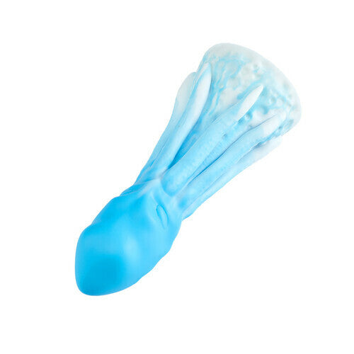 Joyomas - Generous Size Elastic and Soft Manual Octopus Huge Rainbow Dildo 7.87 Inch