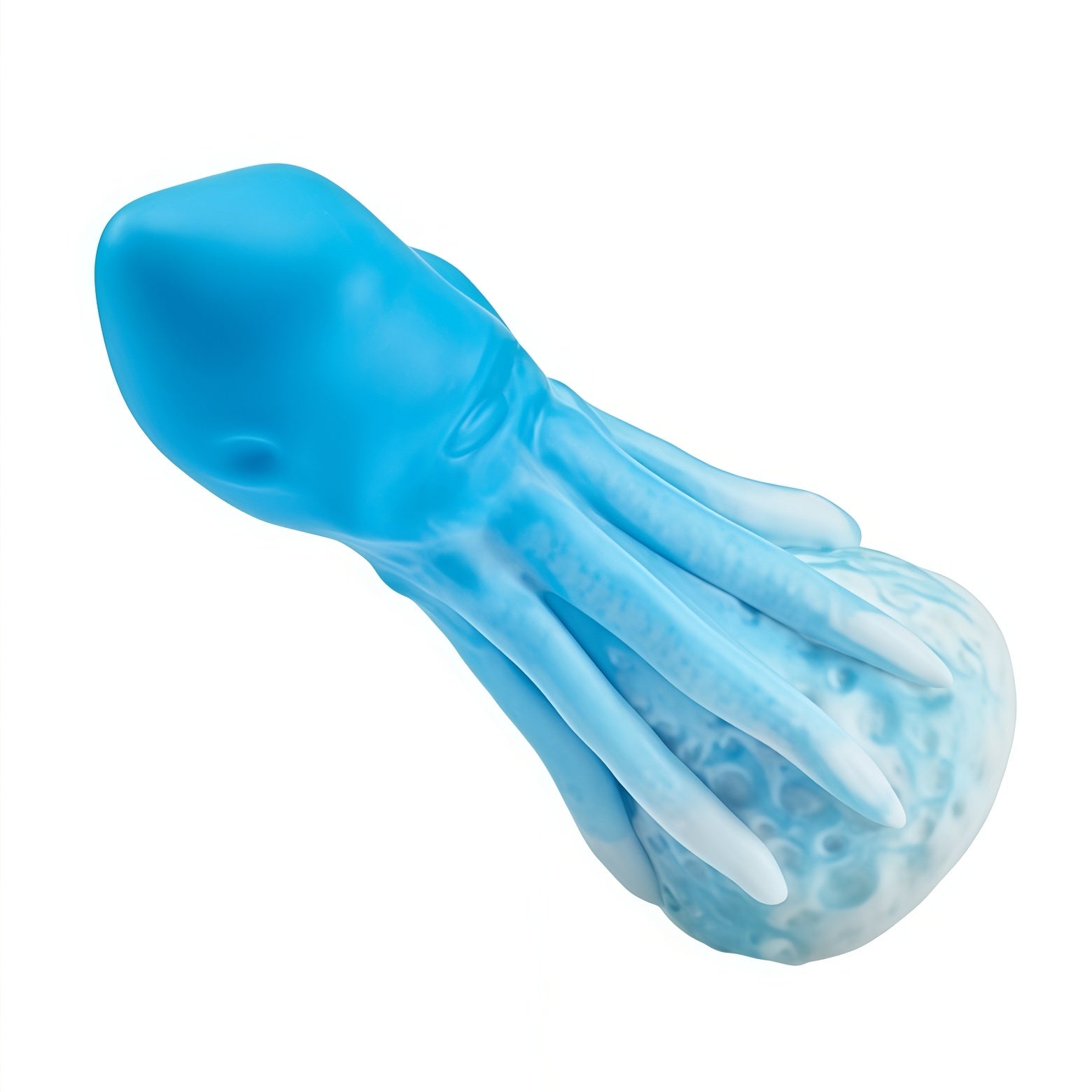 Joyomas - Generous Size Elastic and Soft Manual Octopus Huge Rainbow Dildo 7.87 Inch