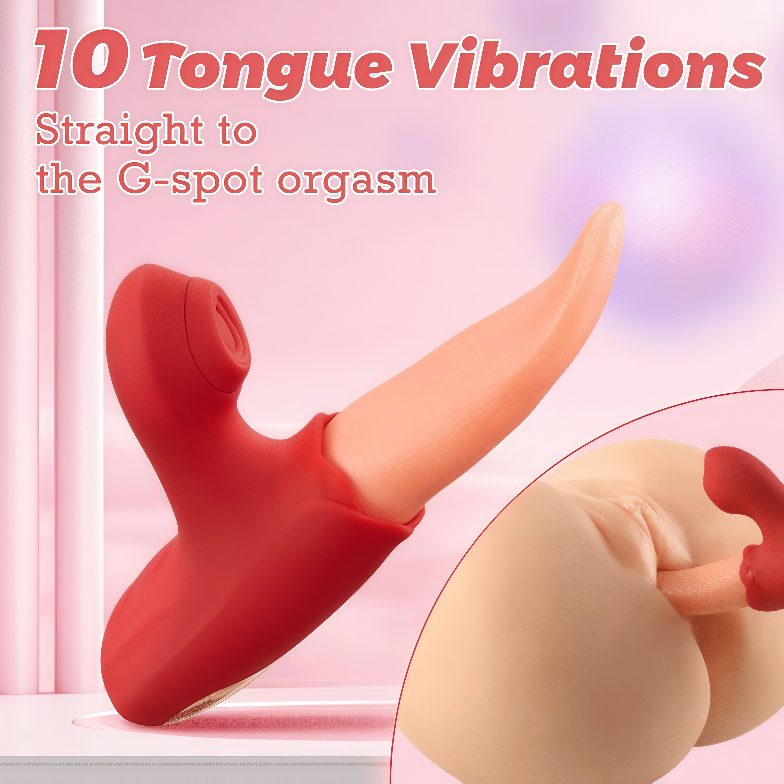 Joyomas - 2 IN 1 Upgraded Flapping Tongue G Spot Vibrator