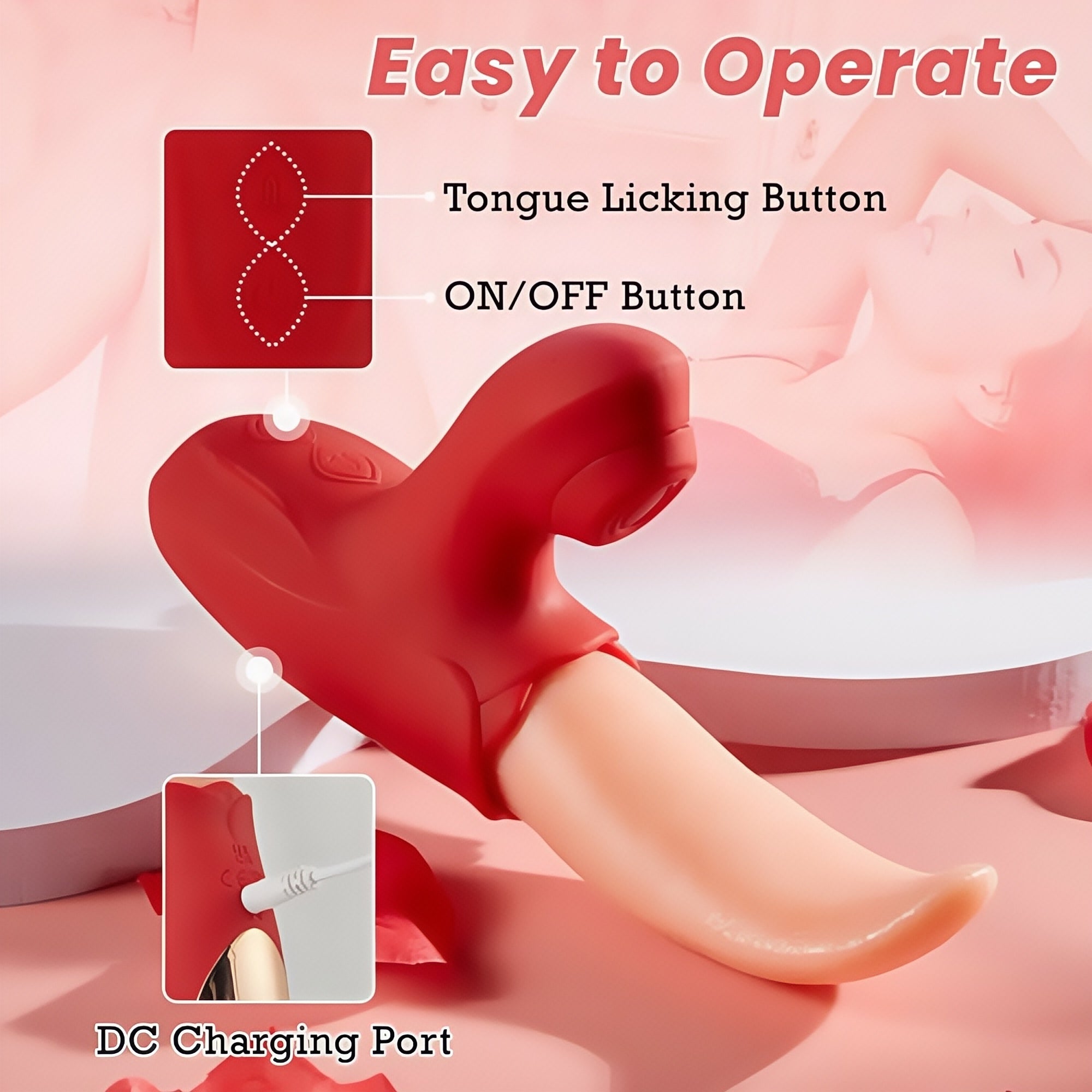 Joyomas - 2 IN 1 Upgraded Flapping Tongue G Spot Vibrator