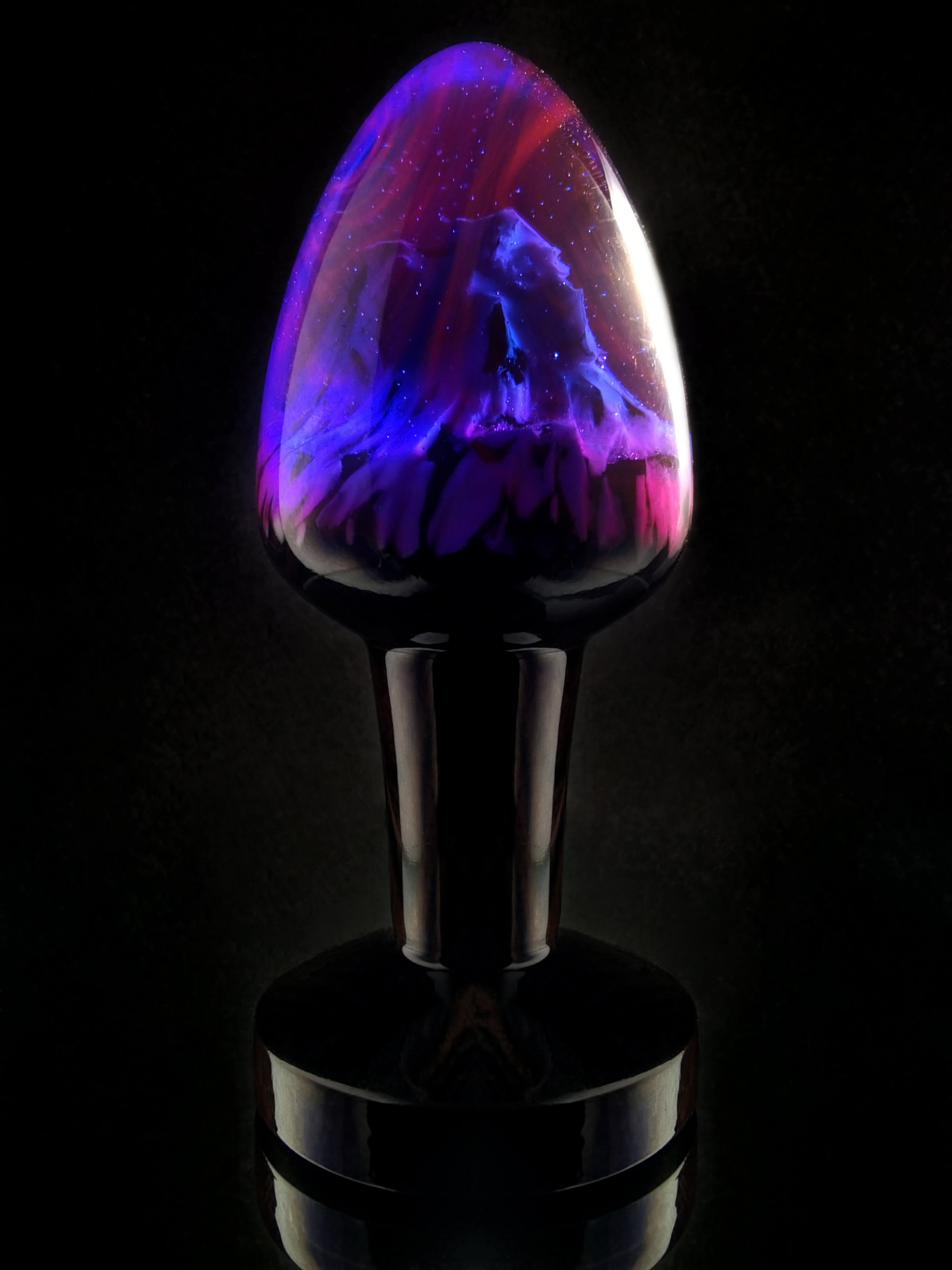 Joyomas - Customized Art Handcrafts - gothic crystal anal plug - Aurora
