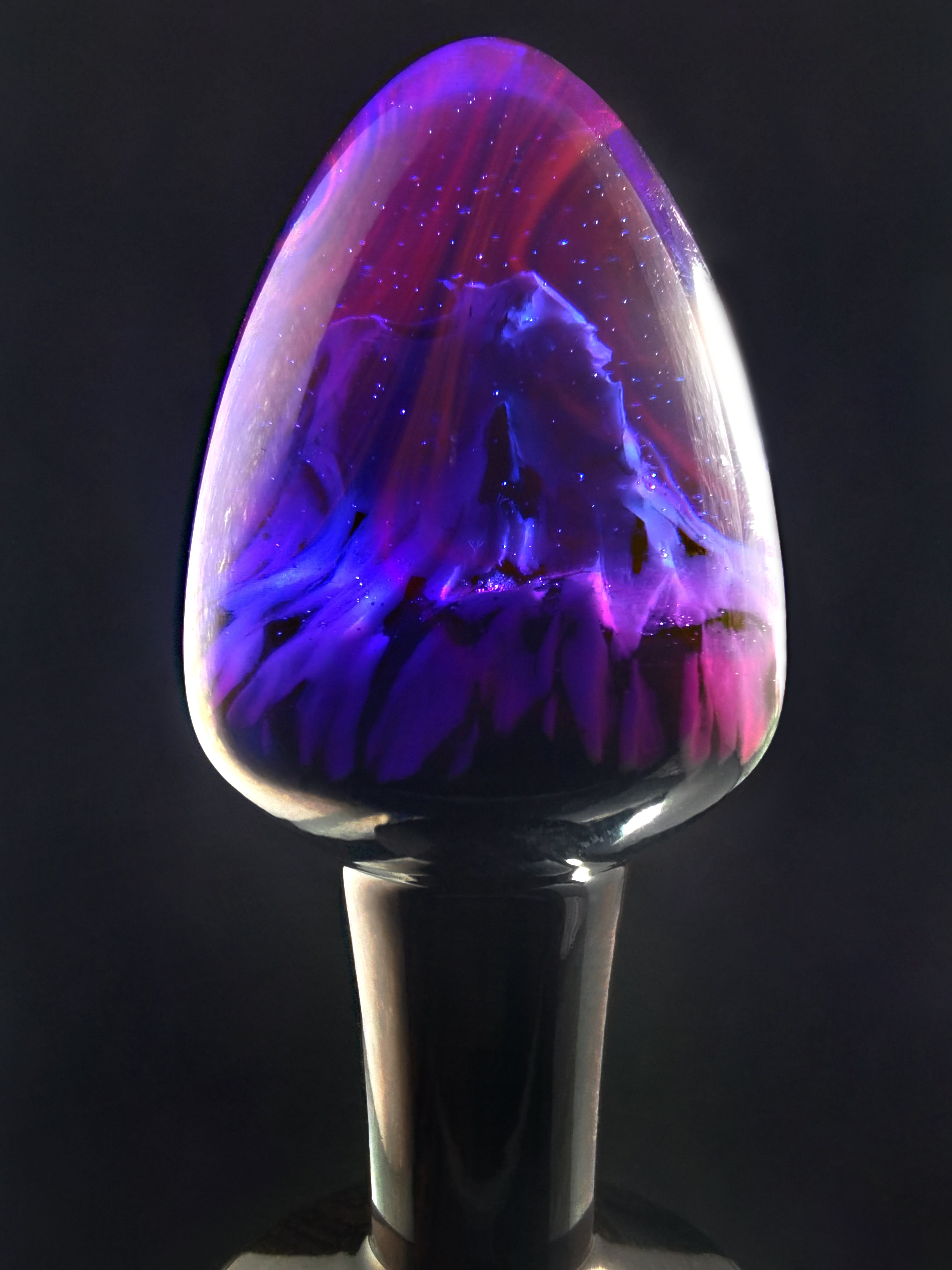 Joyomas - Customized Art Handcrafts - gothic crystal anal plug - Aurora