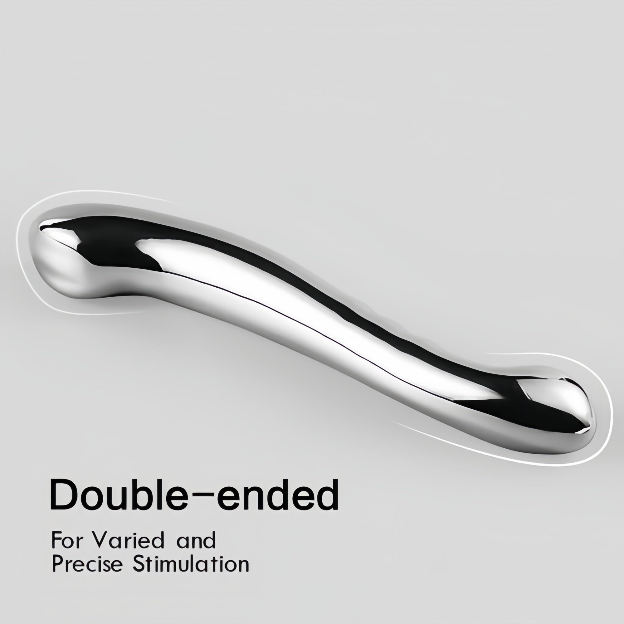 Joyomas - Luxury Design Fetish Double Head Metal Dildo