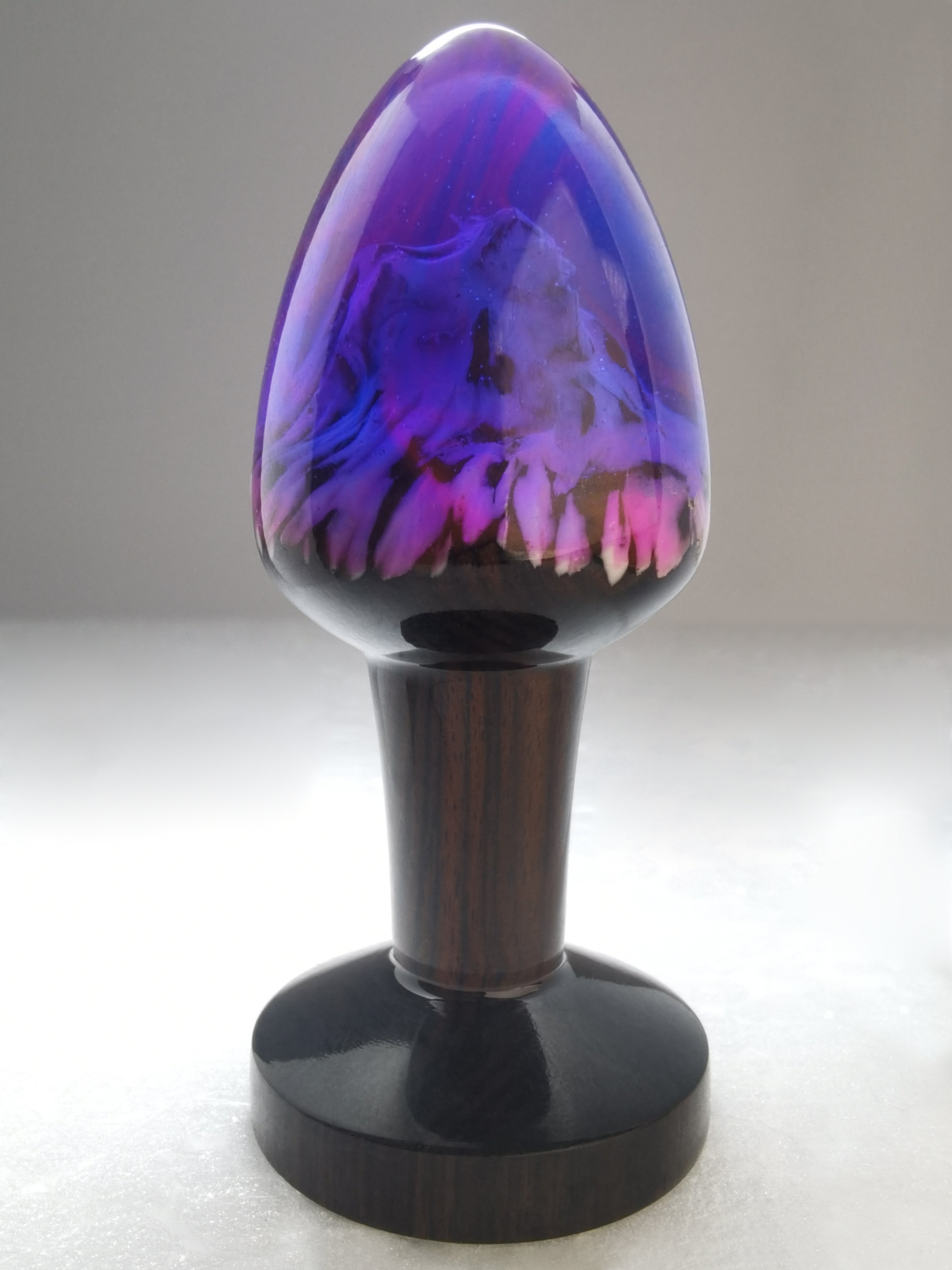 Joyomas - Customized Art Handcrafts - gothic crystal anal plug - Aurora
