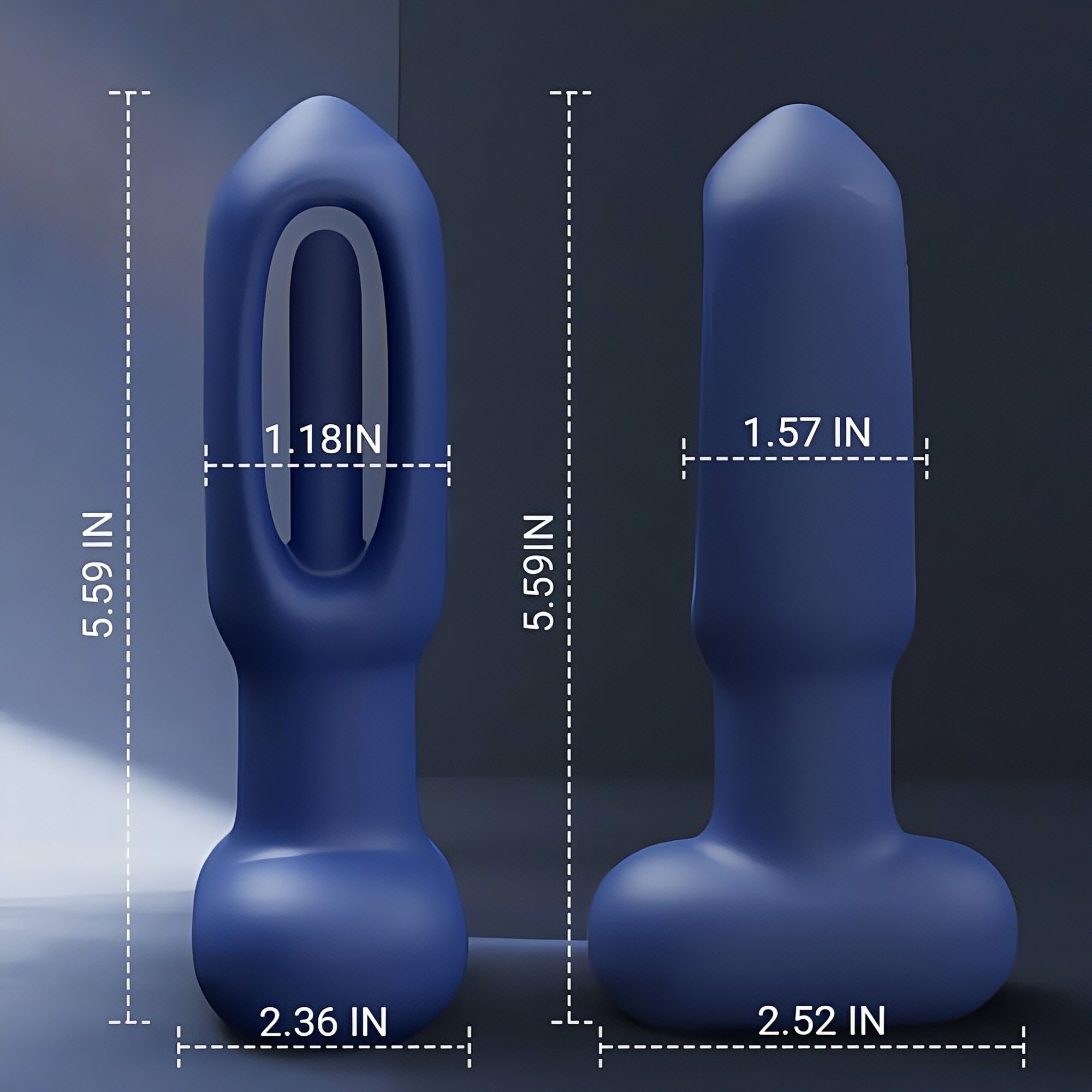 Joyomas - 10 Tapping 10 Vibrating Pointed Design Anal Toy with Remote Control