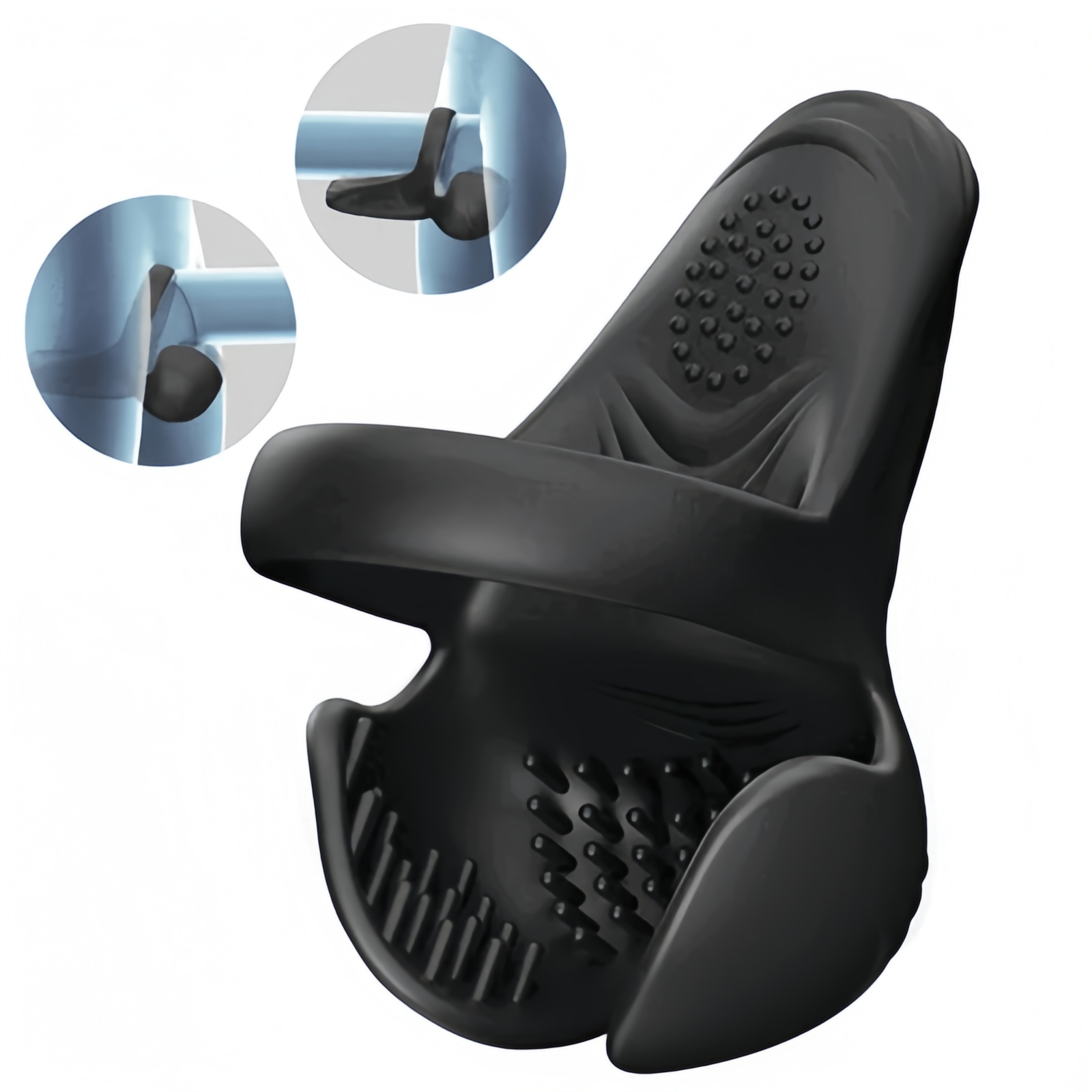 Joyomas - 10-Pattern Vibrations Balls Dense Tickler Penis Ring