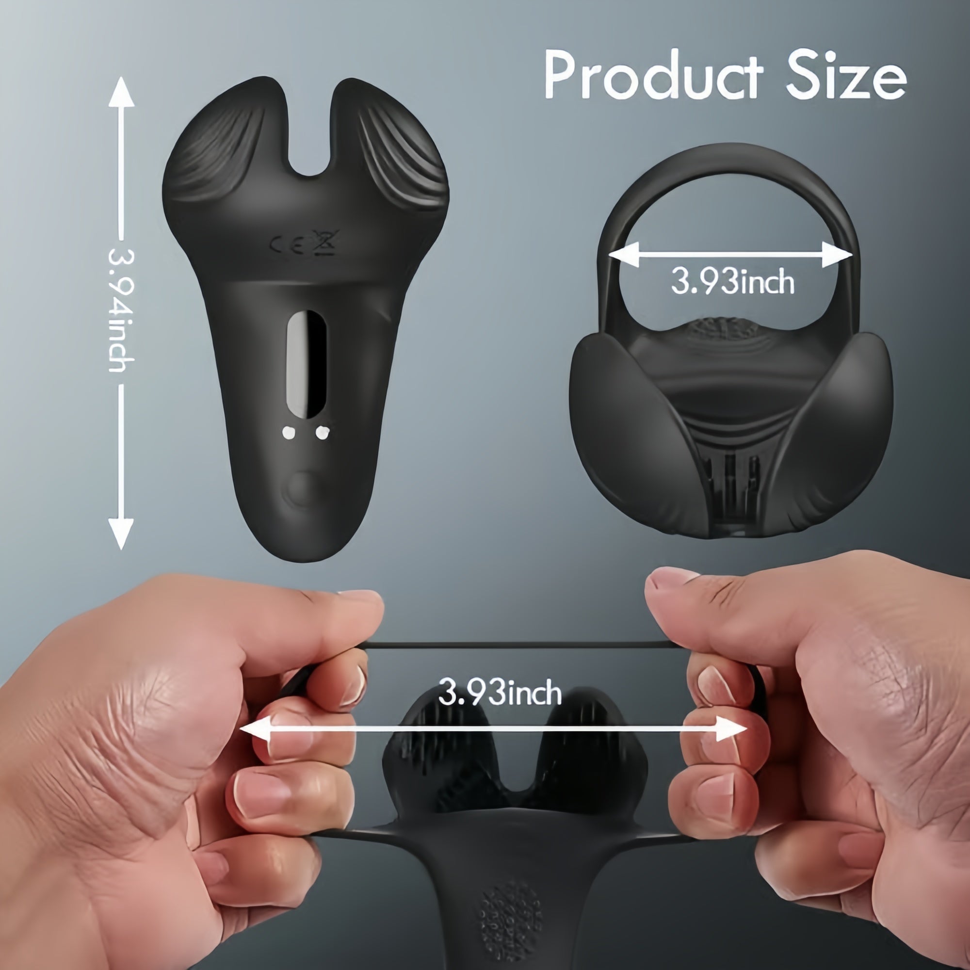 Joyomas - 10-Pattern Vibrations Balls Dense Tickler Penis Ring
