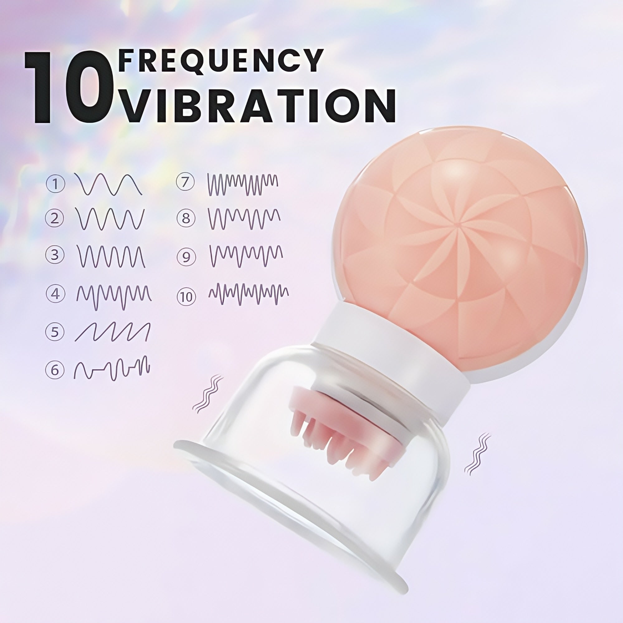 Joyomas - 10 Vibrating & Rotating Nipple Stimulator