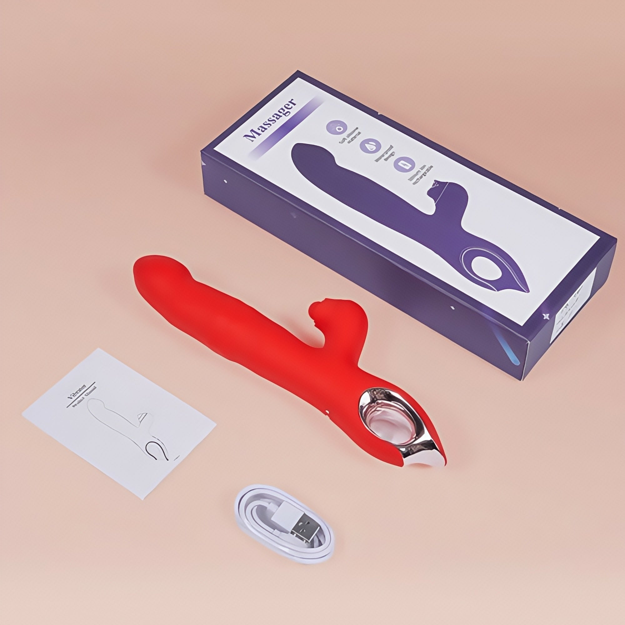 Joyomas - Wiggling G Spot Vibrator with Clitoral Teaser