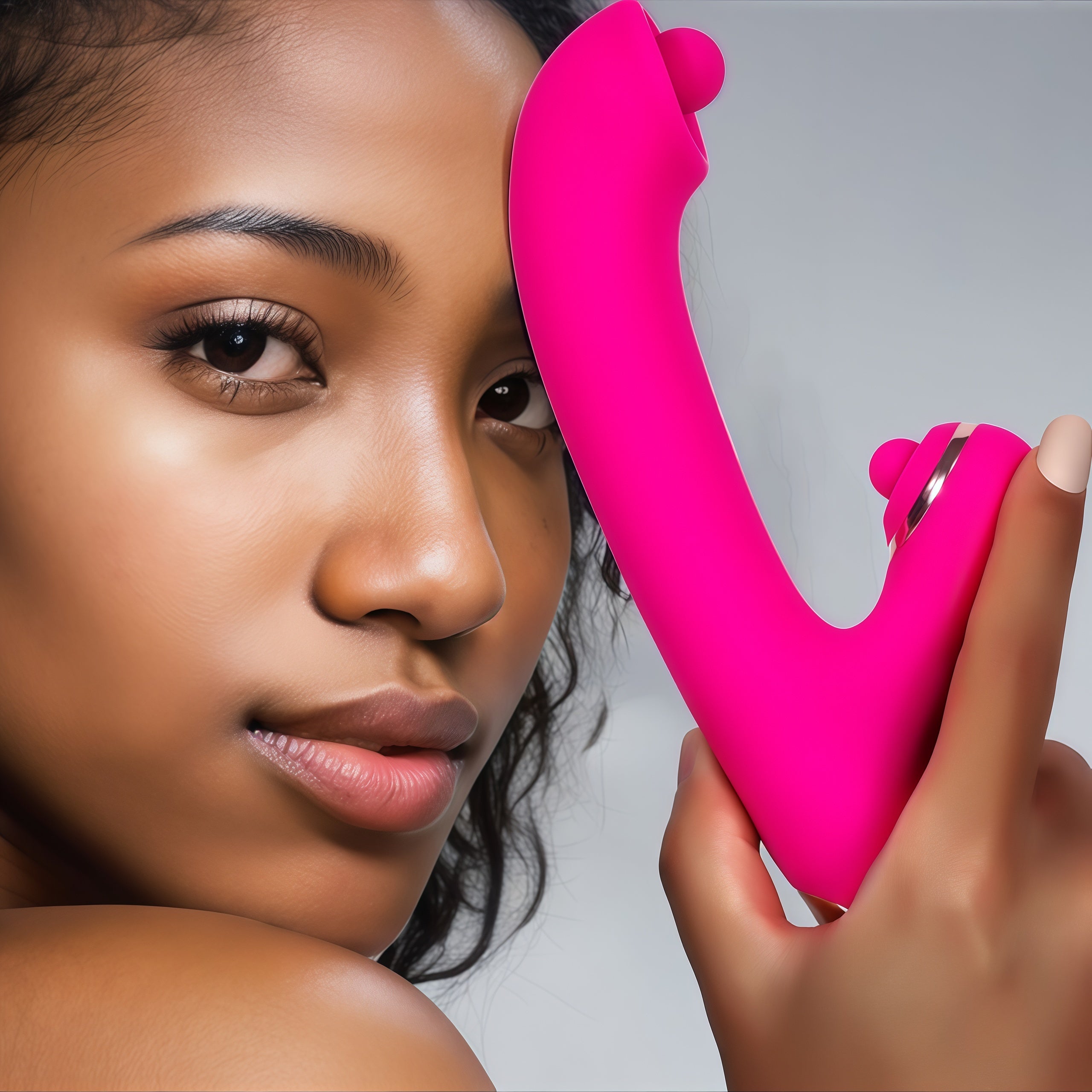 Joyomas - G spot Vibrator with Dual-Ball Clit 7 Vibrating Tapping & 10 Rotating Stimulator