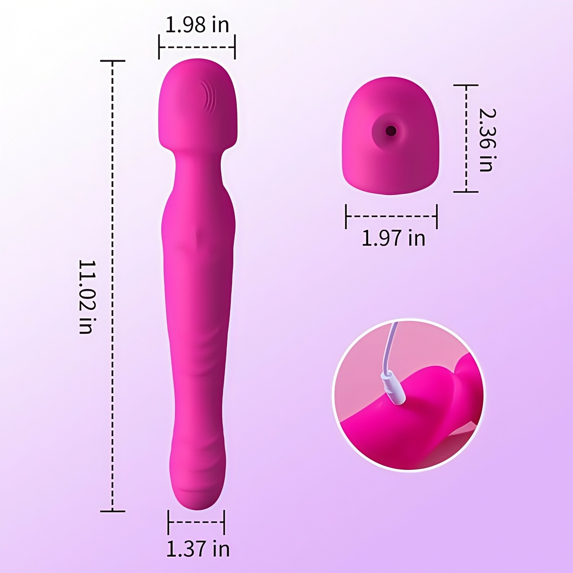 Joyomas - 5 IN 1 Sucking Tapping Thrusting Rotating G-Spot Dildo Vibrator for Women Couple