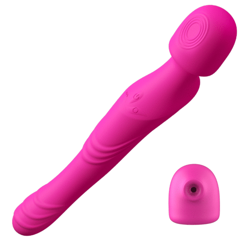 Joyomas - 5 IN 1 Sucking Tapping Thrusting Rotating G-Spot Dildo Vibrator for Women Couple