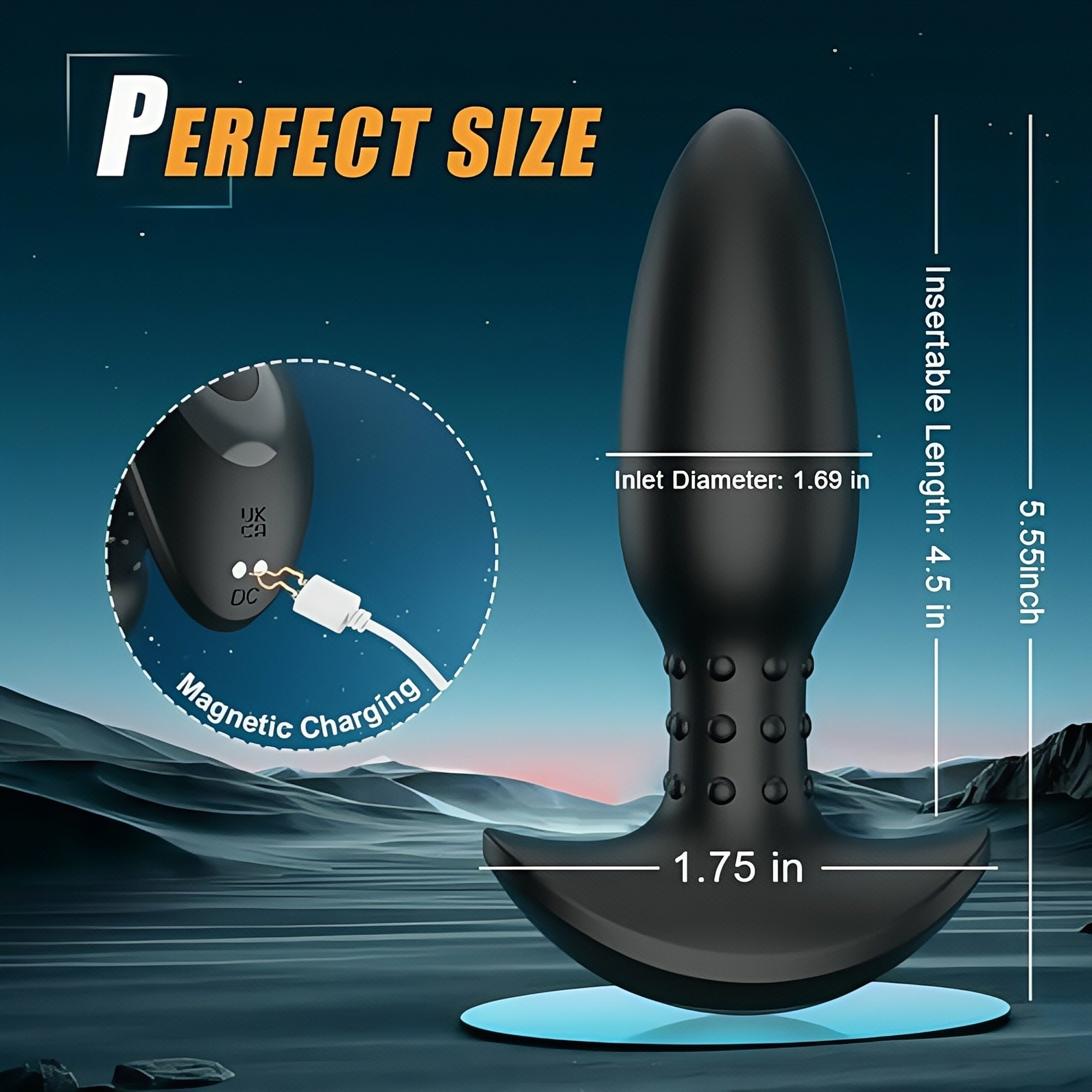 Joyomas - Surfing P Spot G Spot Stimulation Vibrating Rotating Prostate Massager