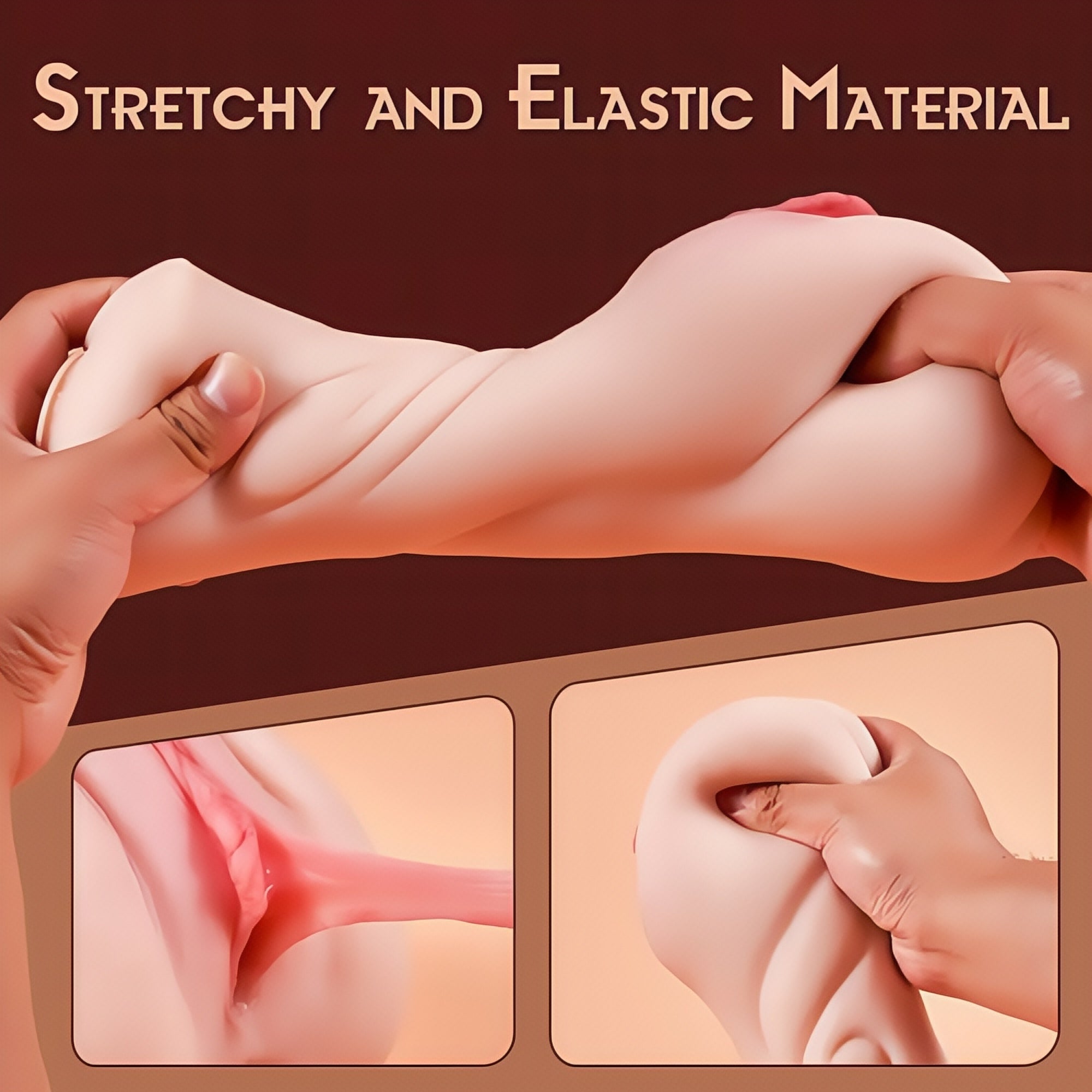 Joyomas - Stella Vibrating Pocket Pussy Male Masturbator with Textured Vagina