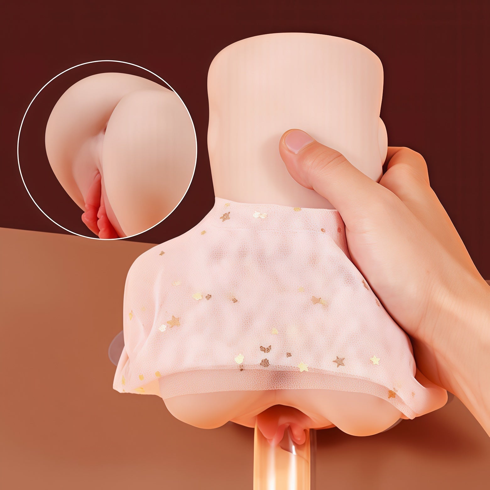Joyomas - Stella Vibrating Pocket Pussy Male Masturbator with Textured Vagina