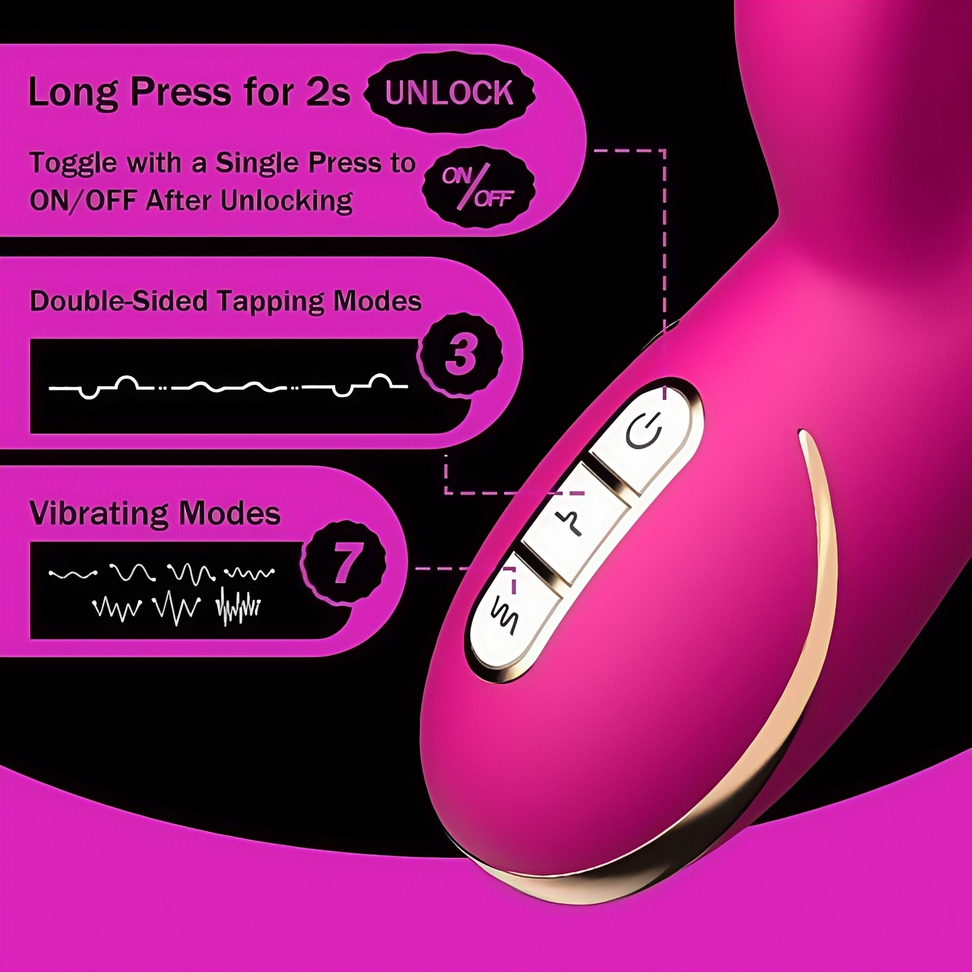 Joyomas - Tapping G-Spot Climax Rabbit Powerful Vibrator