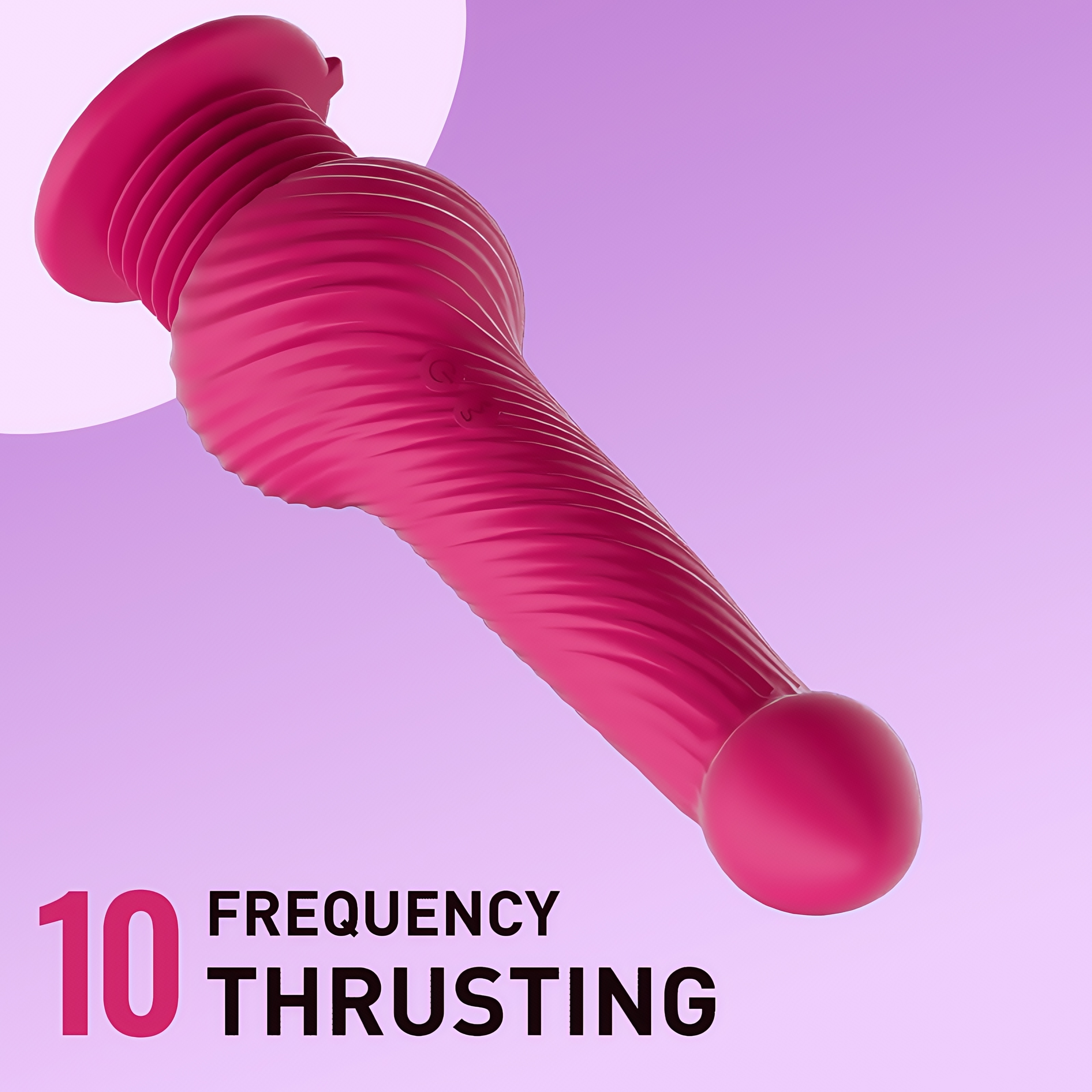 Joyomas - Knot Monster 10 Thrusting Vibrating Huge Dildo 9.25 In
