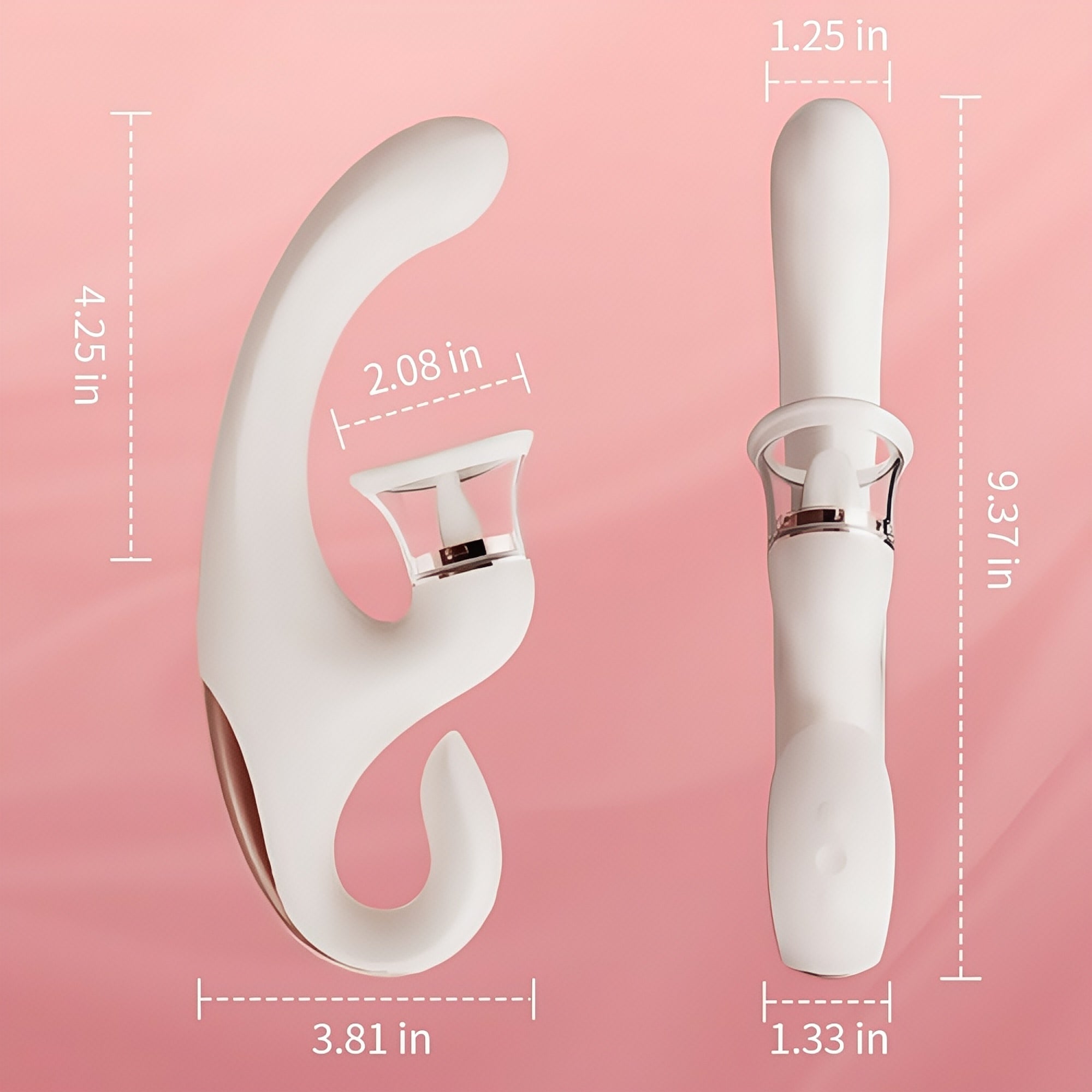 Joyomas - Clitoral Arousal Tongue Licking Suction Vibration Triple Stimulation Massager