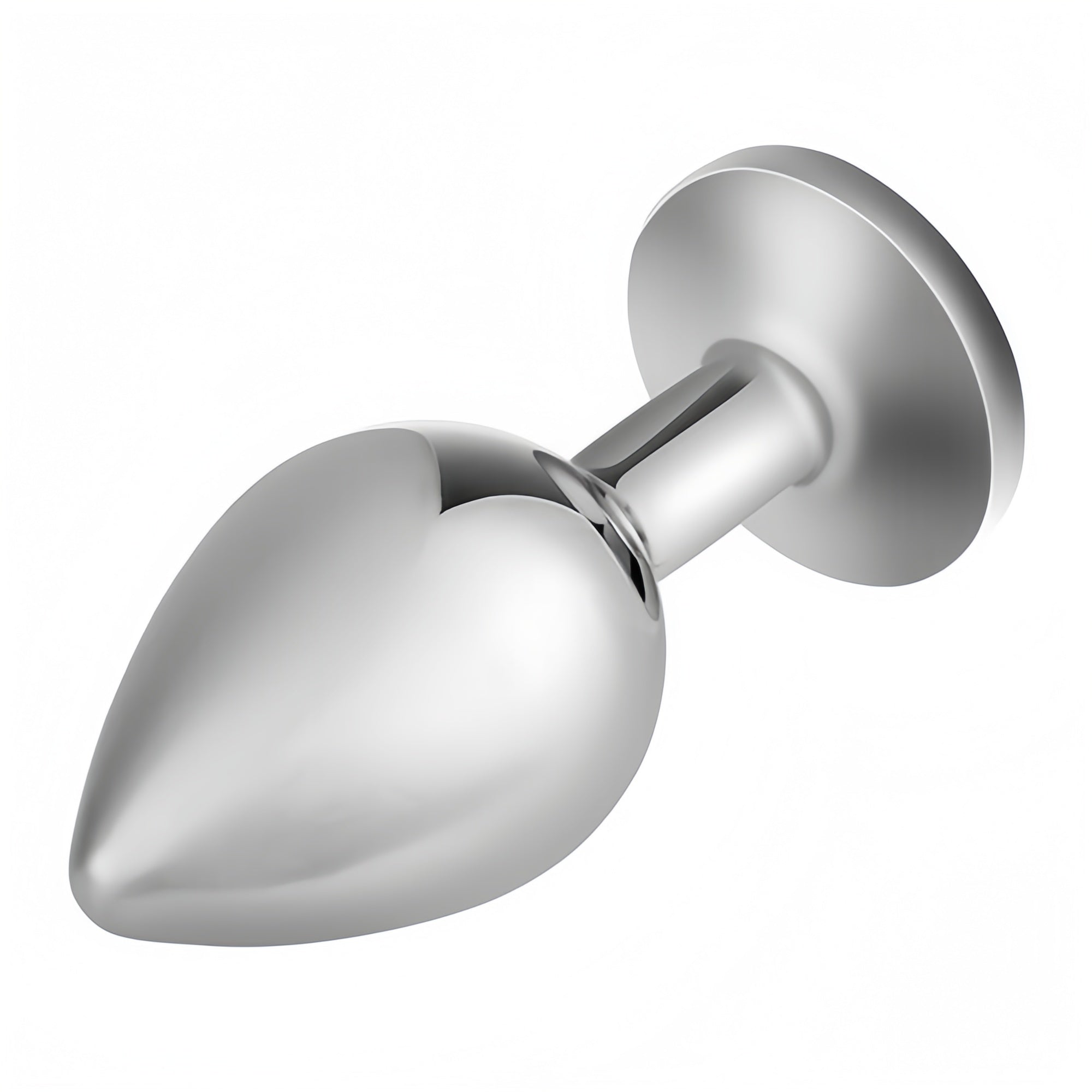Joyomas - Silver Jewelled Aluminium Beginner's Butt Plug 2.7 Inch