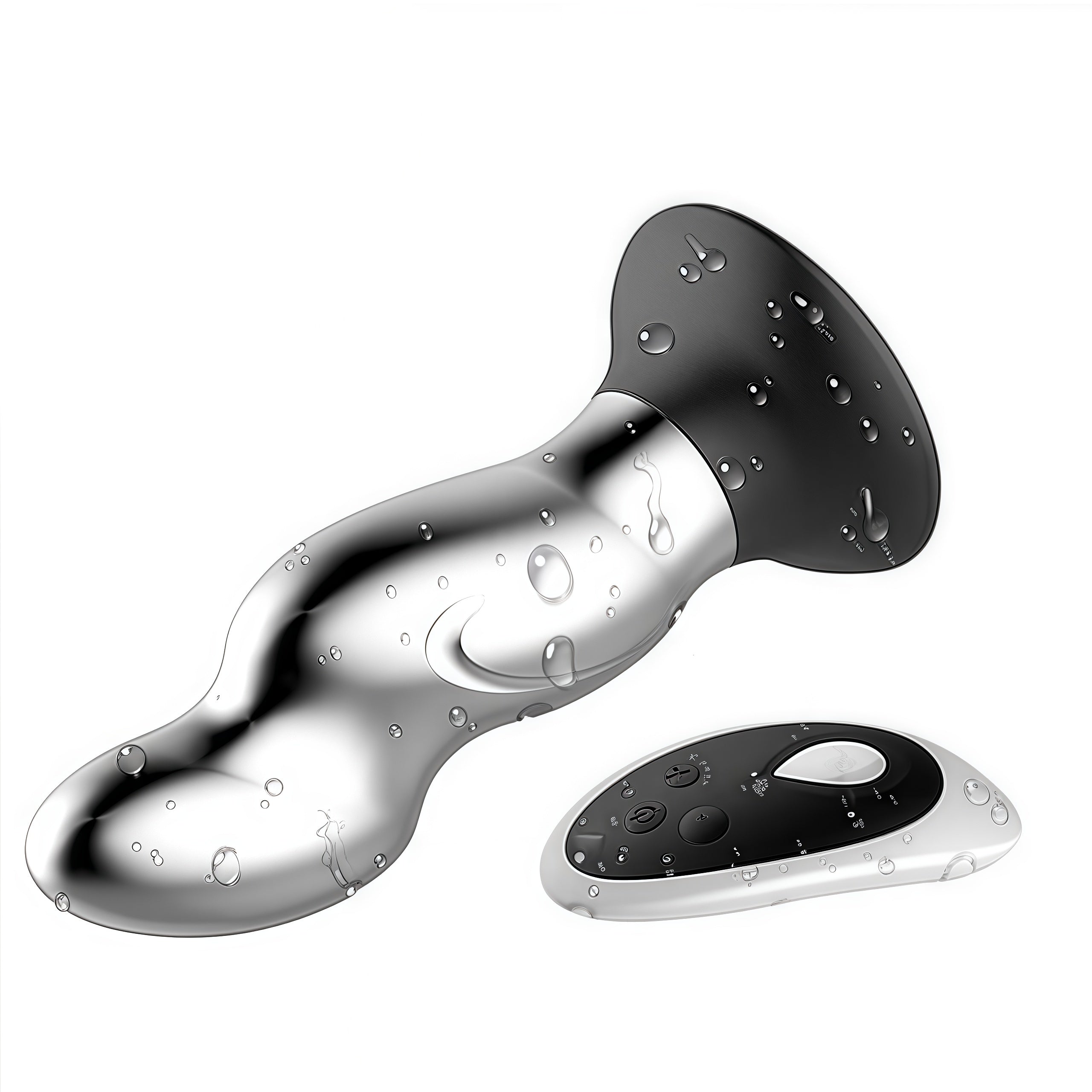 Joyomas - Aluminum 10 Vibrating Remote Control Anal Vibrator with Suction Base