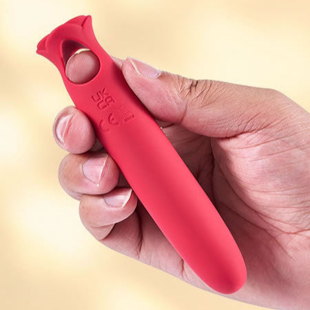 Joyomas - Lipstick Rechargeable Bullet Vibrator Red Rose 12 Vibrating