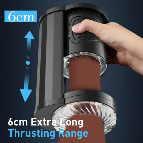 Joyomas - Piston-Style Manual Thrusting Detachable Male Masturbator