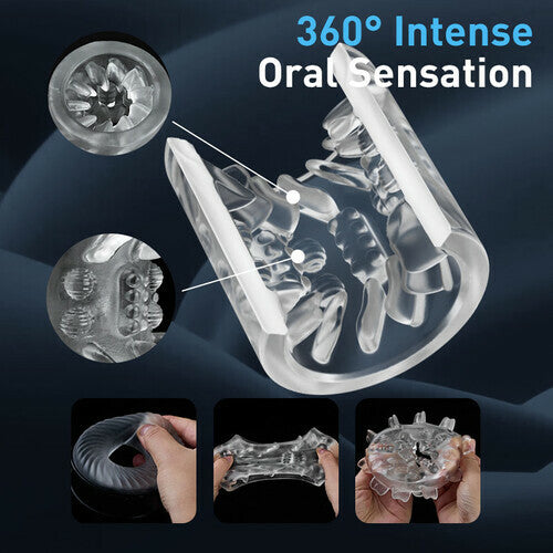 Joyomas - Piston-Style Manual Thrusting Detachable Male Masturbator