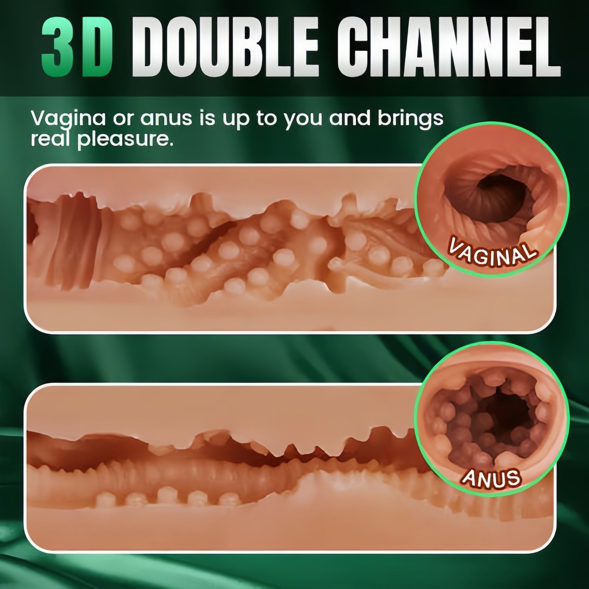 Joyomas - Dual Channel 15.8 lbs Wheat Teardrop Breasts and Curvy Hourglass Figure Realistic Sex Torso