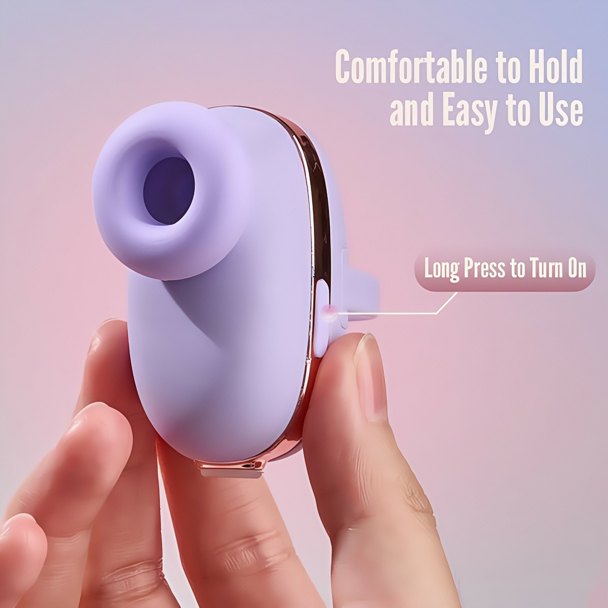 Joyomas - Mini vibrador portátil discreto con vibración para dedos y succión
