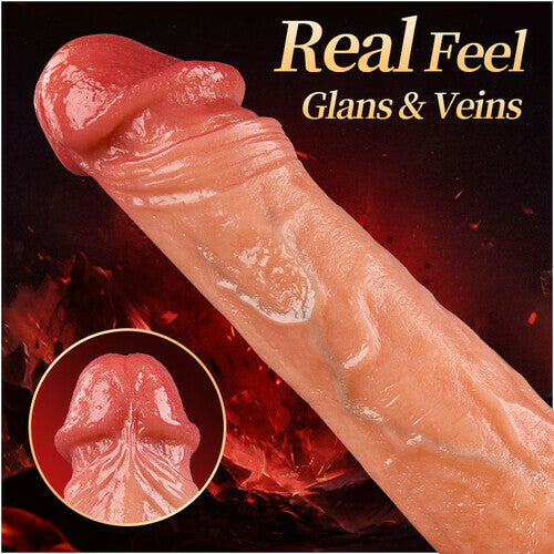 Joyomas - Sex Machine 90° Automatic 11.5 IN Adjustable 8 Thrusting & Vibrating & Licking Dildos Vibrator