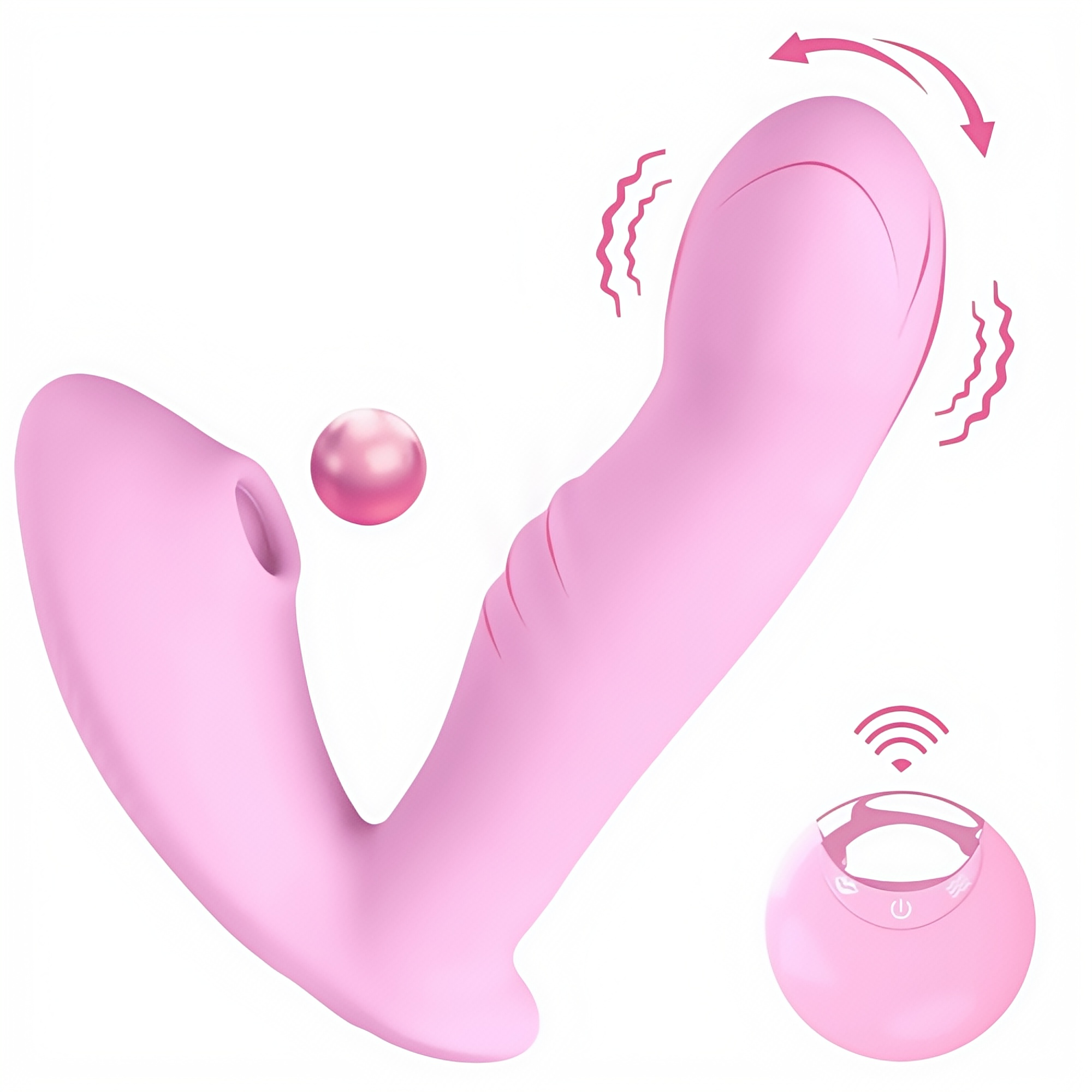 Joyomas - 3 IN 1 Flapping & Vibrating & Sucking Wearable G-Spot Vibrator