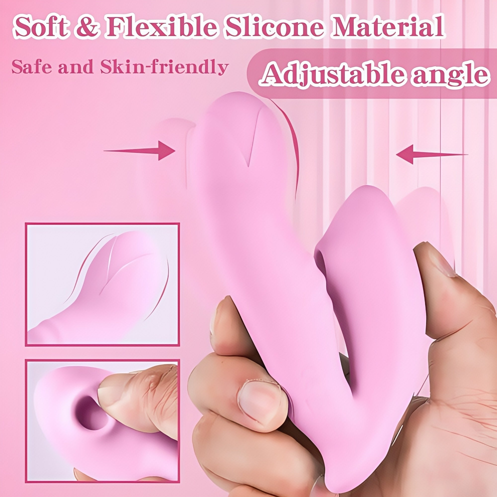 Joyomas - 3 IN 1 Flapping & Vibrating & Sucking Wearable G-Spot Vibrator