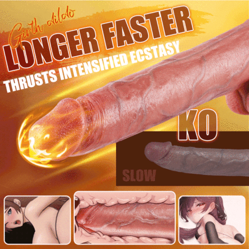 Joyomas - 11.69IN Super Long Realistic Thrusting Heating Handsfree Dildo for G Spot Anal Stimulation