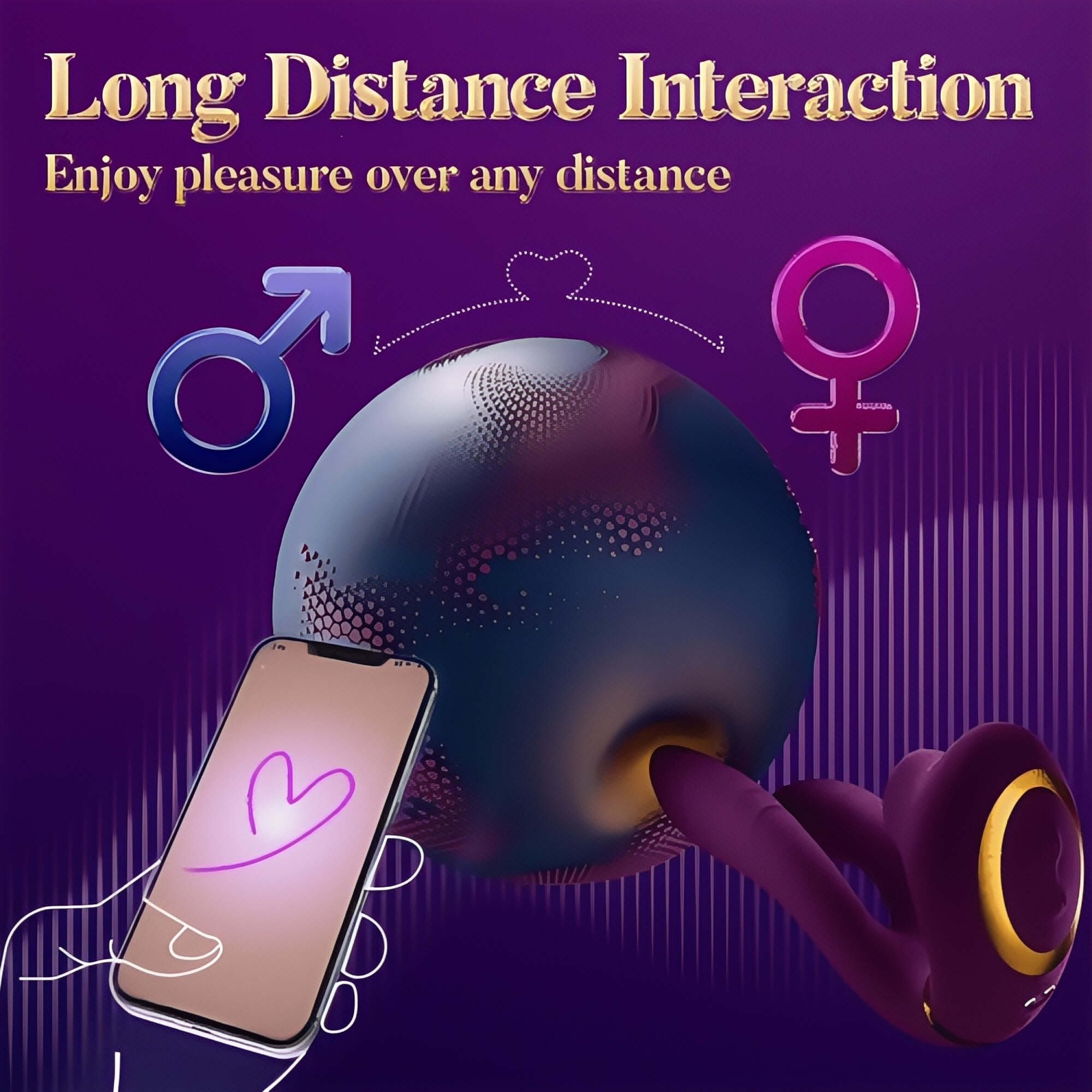 Joyomas - 10 Sucking & Vibrating G-Spot Clitoral Vibrator APP Control