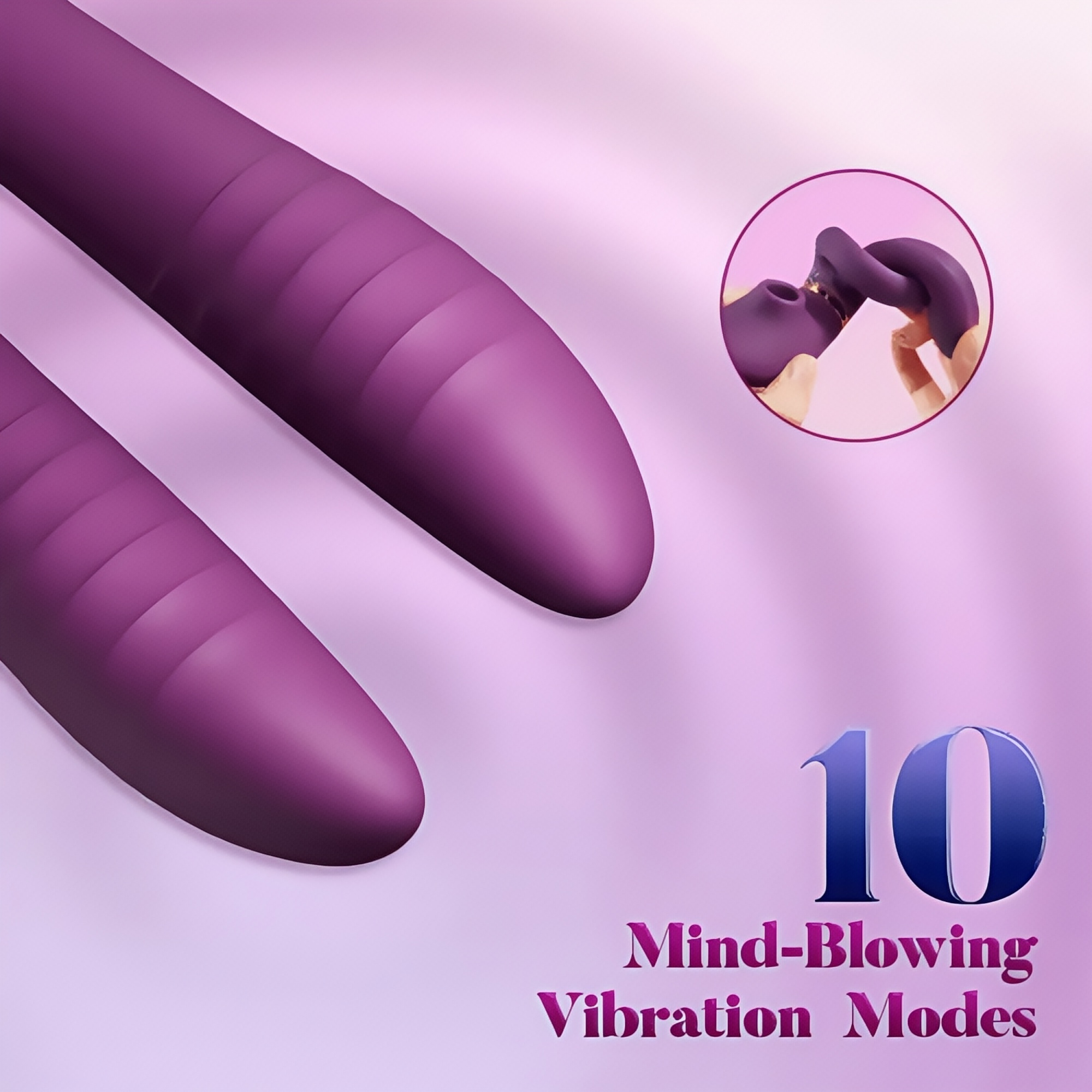 Joyomas - 10 Sucking & Vibrating G-Spot Clitoral Vibrator APP Control