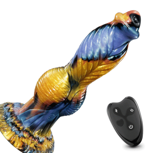 Joyomas - Phoenix Animal Texture 7 Thrusting Vibrating Big Sucker Monster Dildo 10.23 Inch