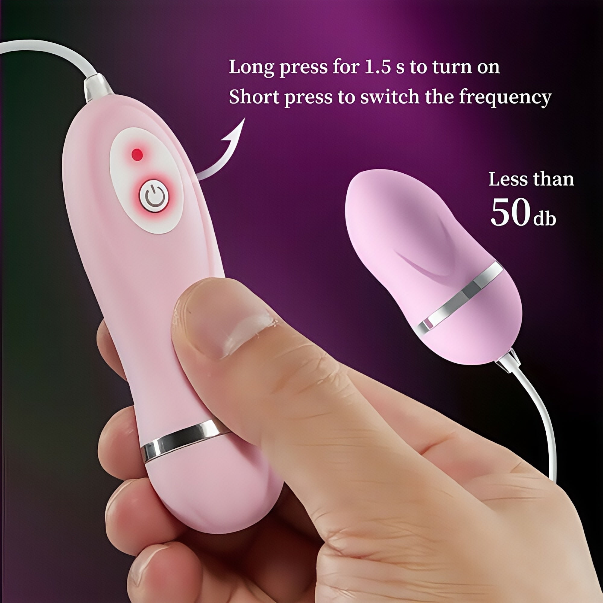 Joyomas - Wired Control Bullet Vibrator 10 Vibrating Egg for Women and Couples