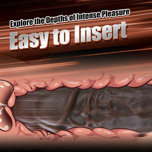 Joyomas - Black Realistic Fast Thrusting 8.98IN Heating Dildo Sex Toy Perfect Size Vibrator
