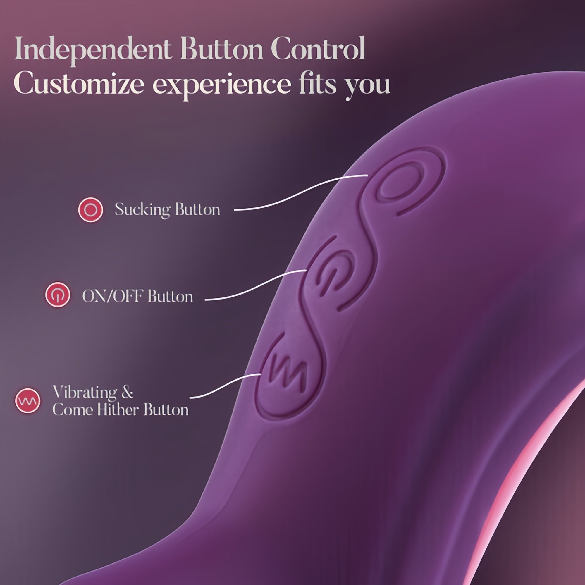 Joyomas - Vibration & Come-Hither Motion G-spot and Clitoral Suction Vibrators